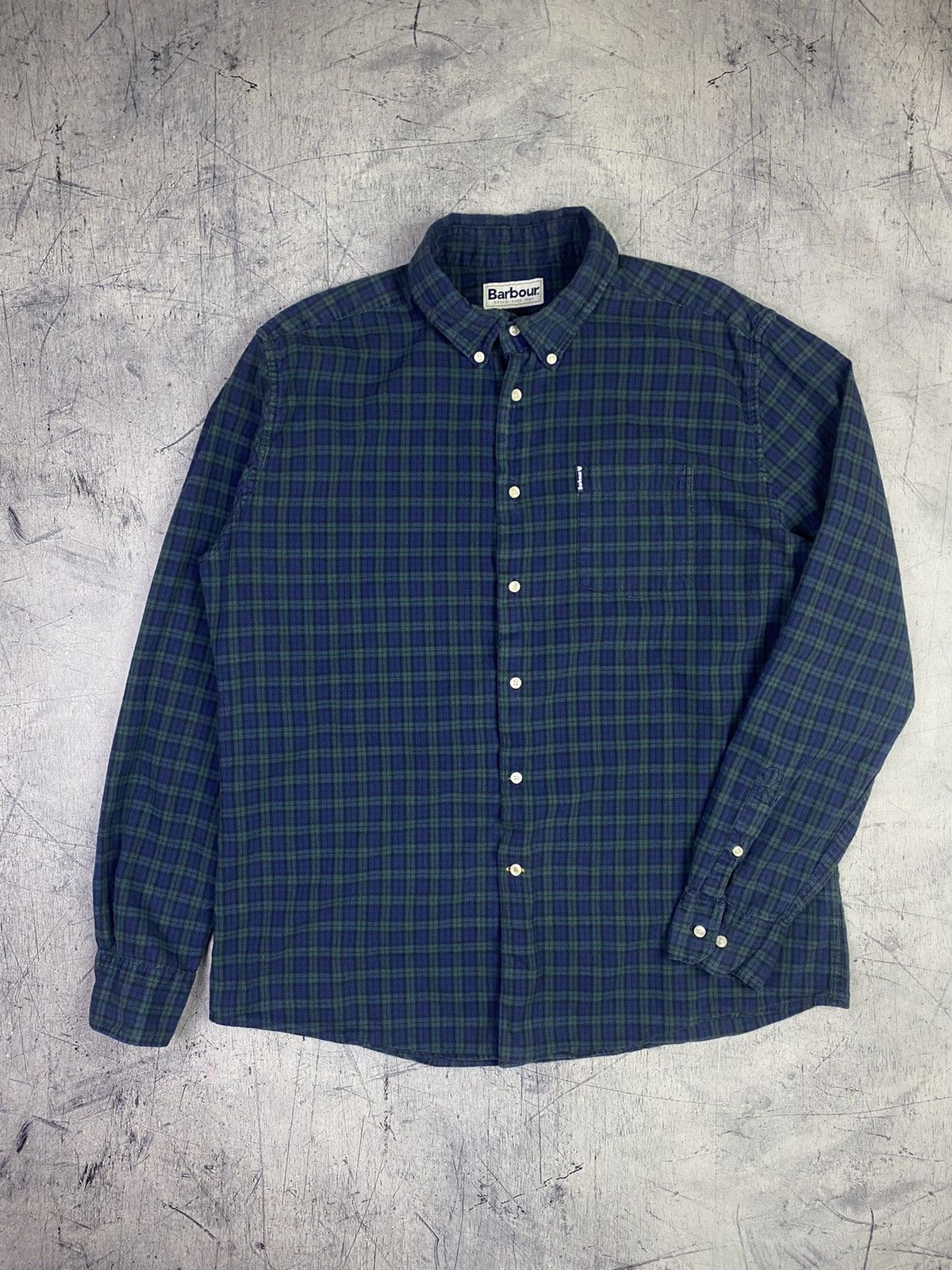 Barbour Barbour Checkered Designer Long Sleeve Button Up Shirt Size US L / EU 52-54 / 3 - 2 Thumbnail