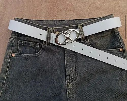 Japanese Brand White Triple Star Belt Size ONE SIZE - 8 Thumbnail