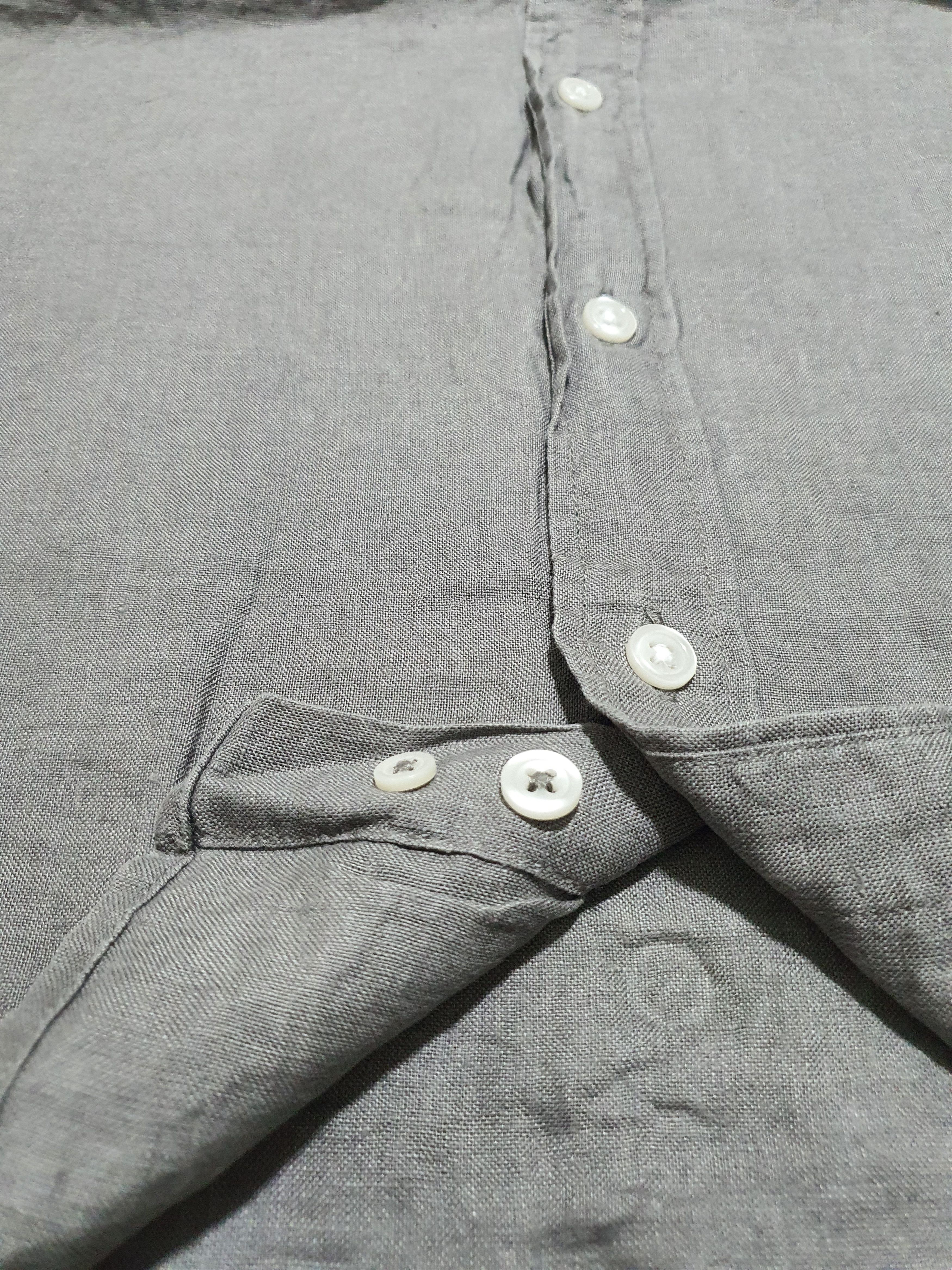 Japanese Brand × Muji MUJI 22/26.5 COOL THIN MATERIAL 3 QUARETR SLEEVE SHIRT Size US M / EU 48-50 / 2 - 6 Thumbnail