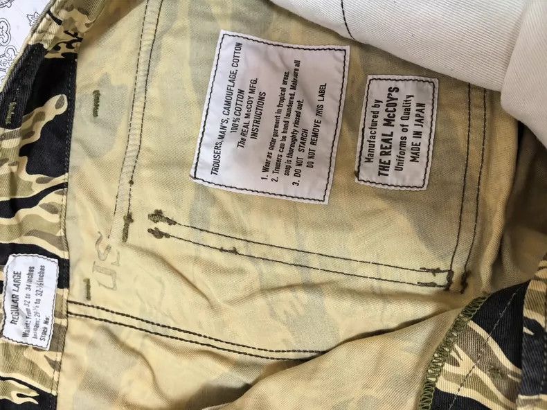 The Real McCoy's The Real McCoys Tiger Camo Shorts Size US 32 / EU 48 - 3 Thumbnail