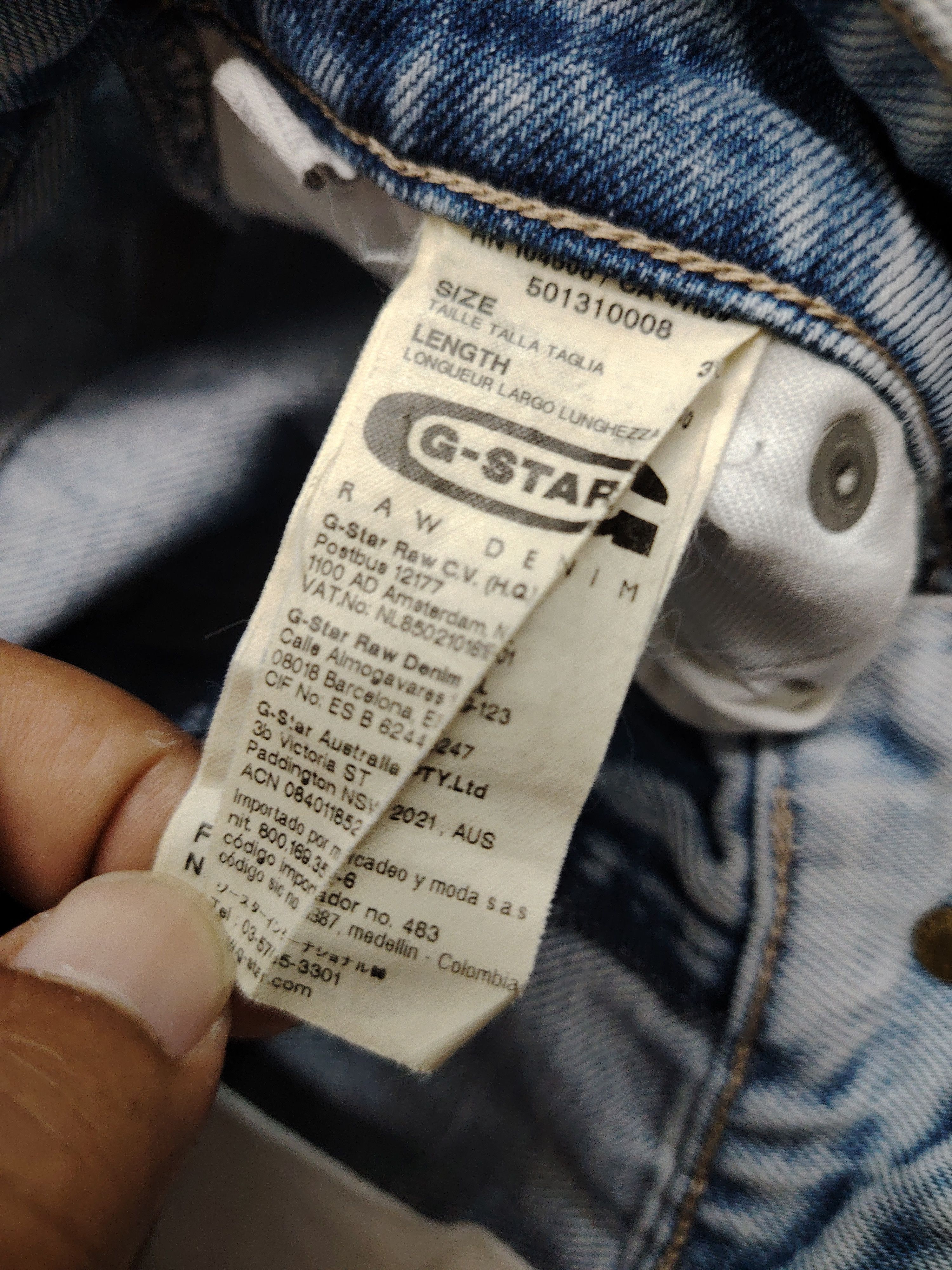 G-Star 💥BEST OFFER💥VINTAGE GSTAR DISTRESSED DENIM JEANS Size US 32 / EU 48 - 17 Thumbnail
