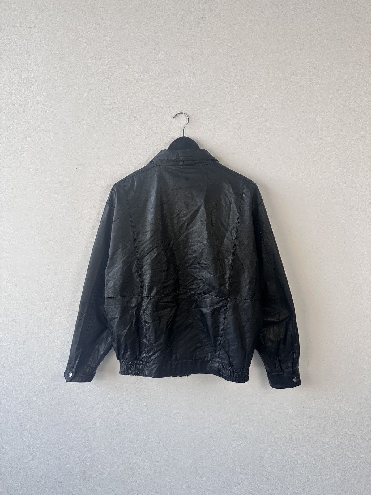 Leather Vintage Leather Bomber Jacket Size 50 MEcht Nappa Soft Size US M / EU 48-50 / 2 - 12 Thumbnail