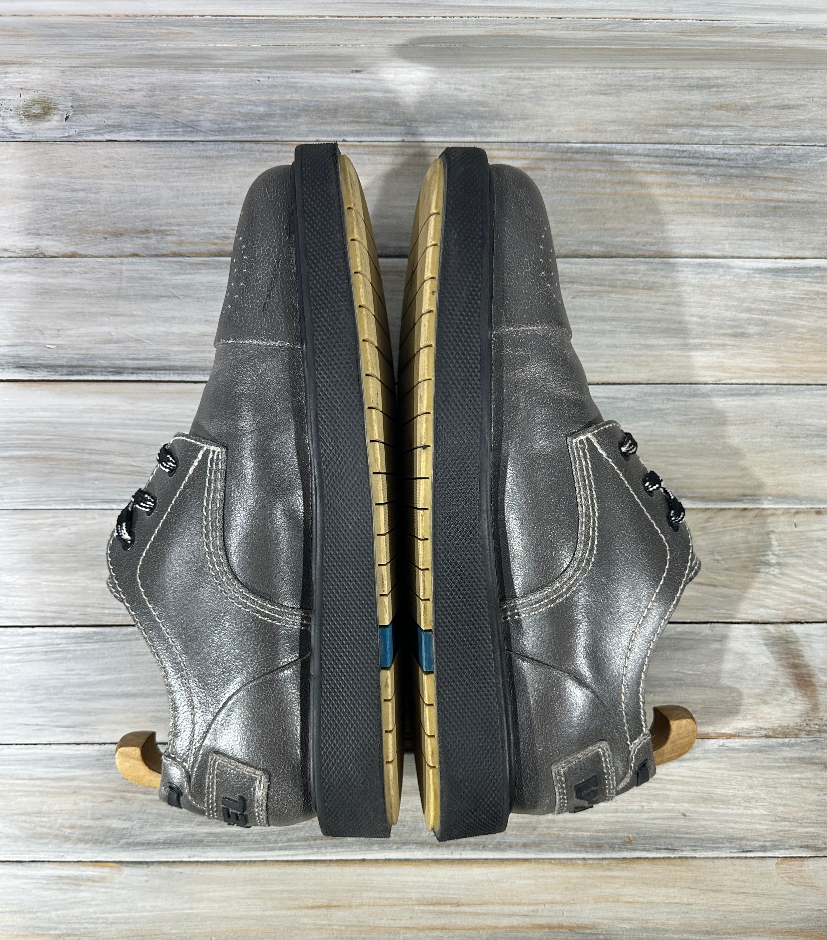 Diesel × Leather Diesel D-Cage Db Ct Gray Leather Lace Up Cap Toe Oxfords Size US 12.5 / EU 45-46 - 21 Thumbnail