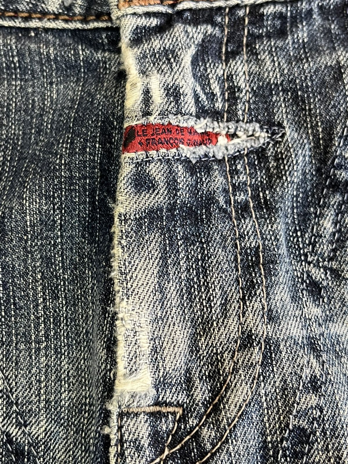 14th Addiction Vintage Le Jean Martihe Francois Girbaud Flare Denim Size US 32 / EU 48 - 9 Thumbnail