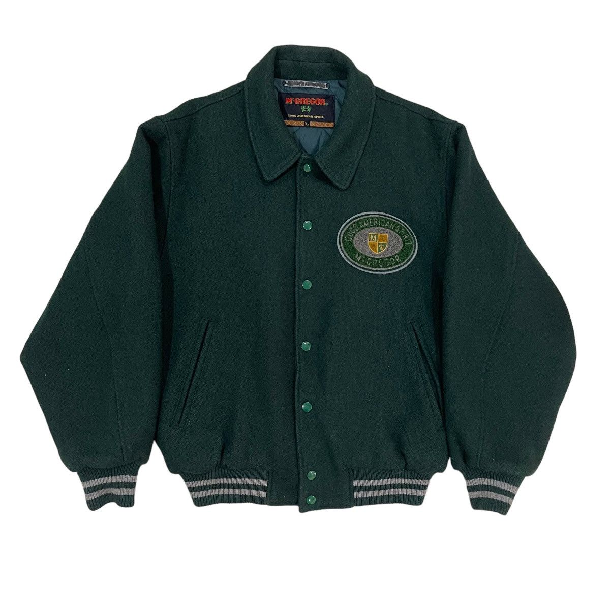 McGregor × Vintage Vintage McGregor Wool Varsity Jacket Size US L / EU 52-54 / 3 - 1 Thumbnail