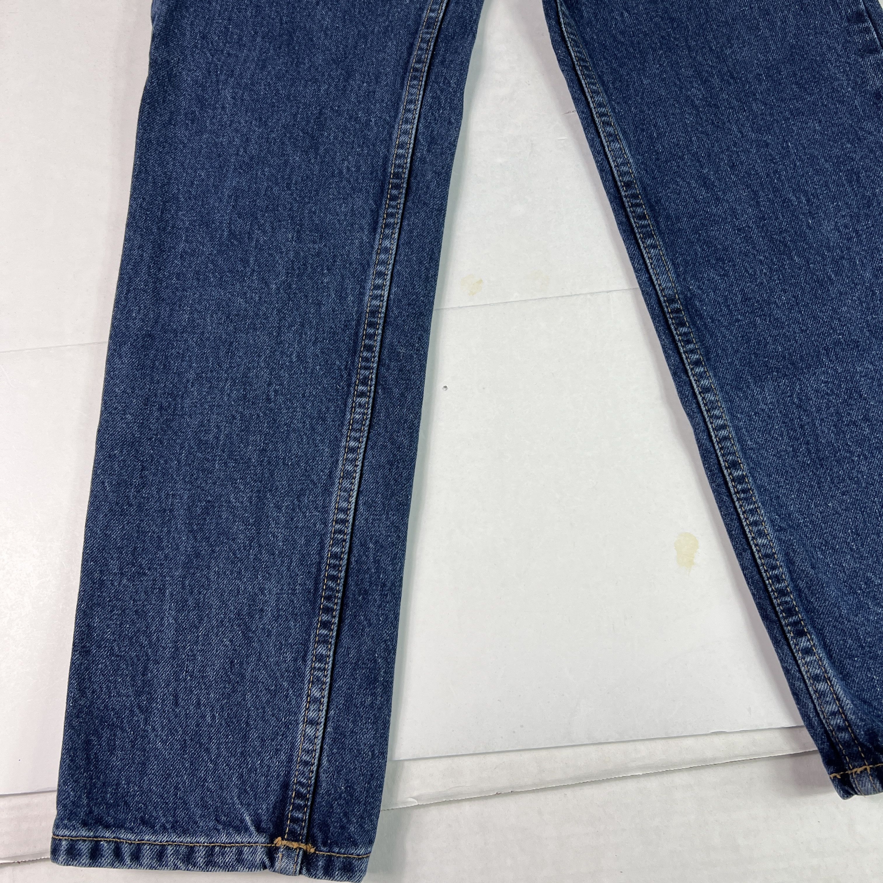 Guess VTG 90s Guess Jeans High Rise Straight Narrow Leg Blue Denim Size 30" / US 8 / IT 44 - 5 Thumbnail