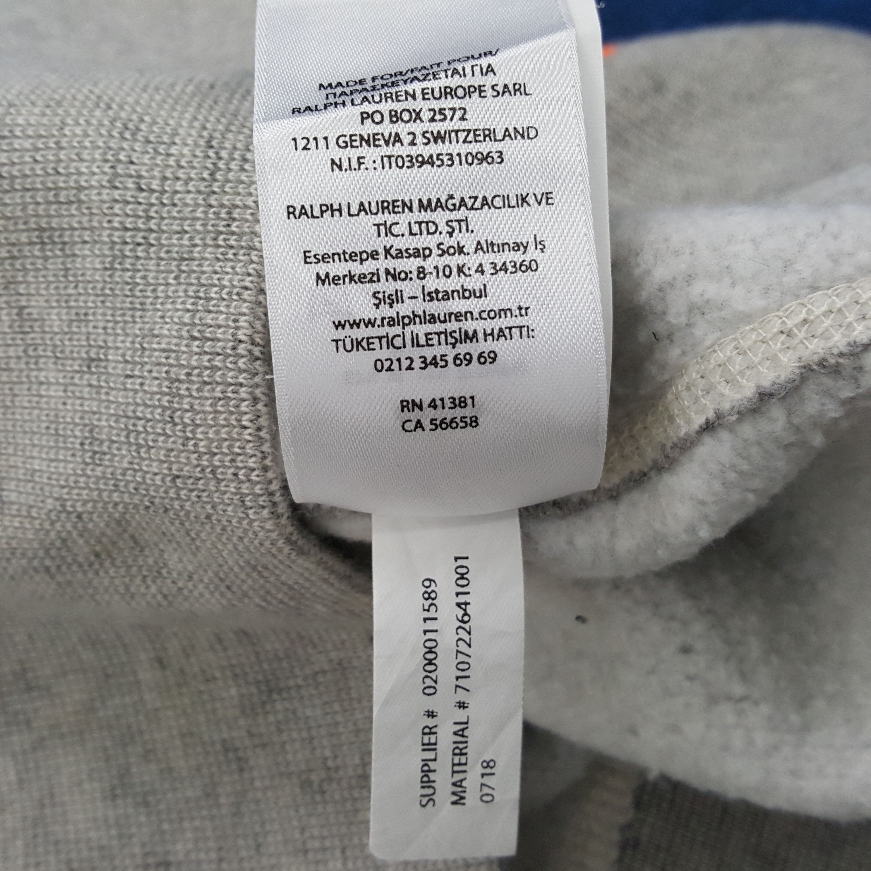 Polo Ralph Lauren × Vintage Vintage Polo Ralph Lauren Est.1967 Spell Out Sweatshirt Size US XXL / EU 58 / 5 - 11 Thumbnail
