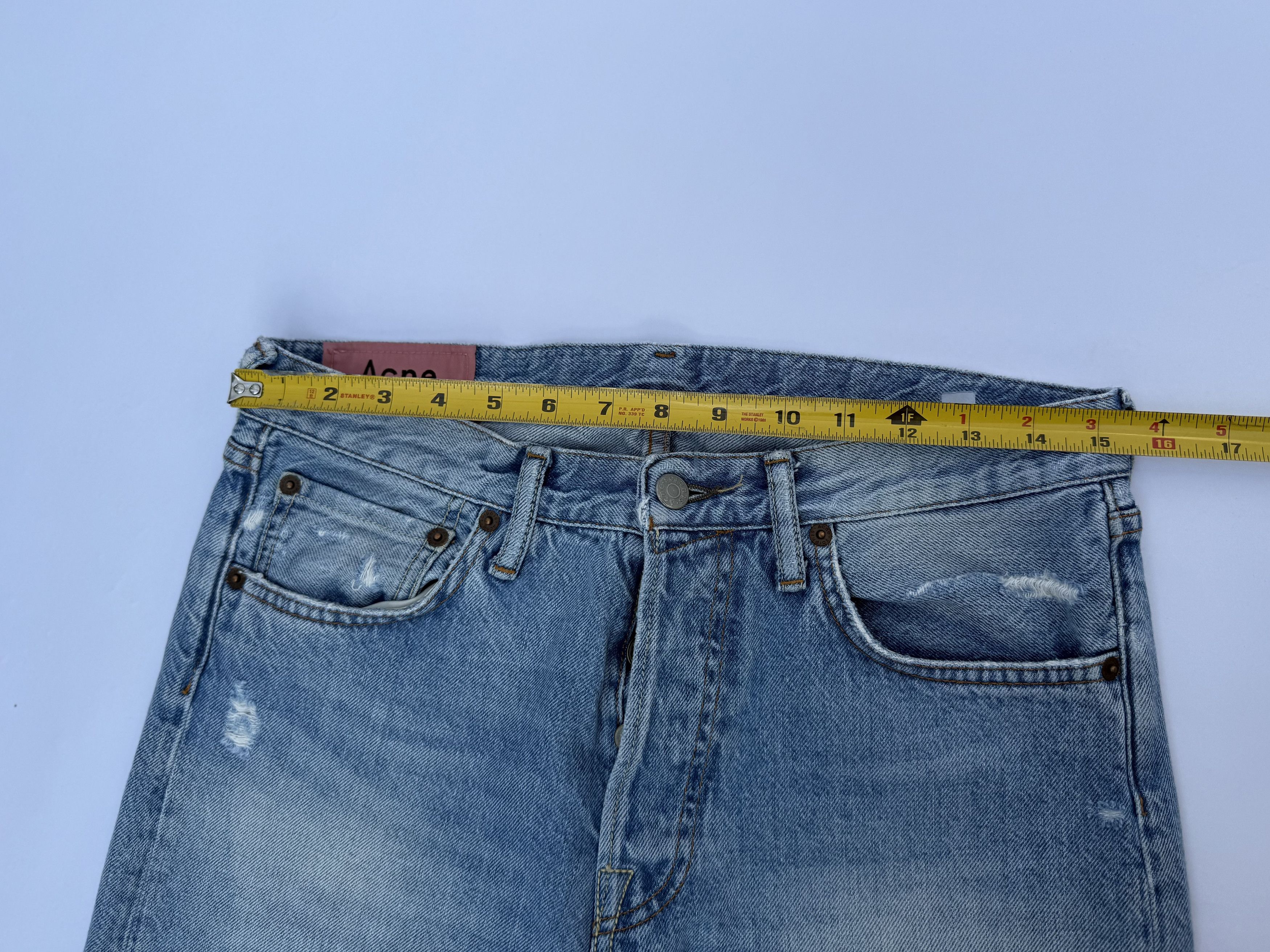 Acne Studios Acne Studios Regular Fit 5-Pocket Jeans Size US 31 - 9 Thumbnail