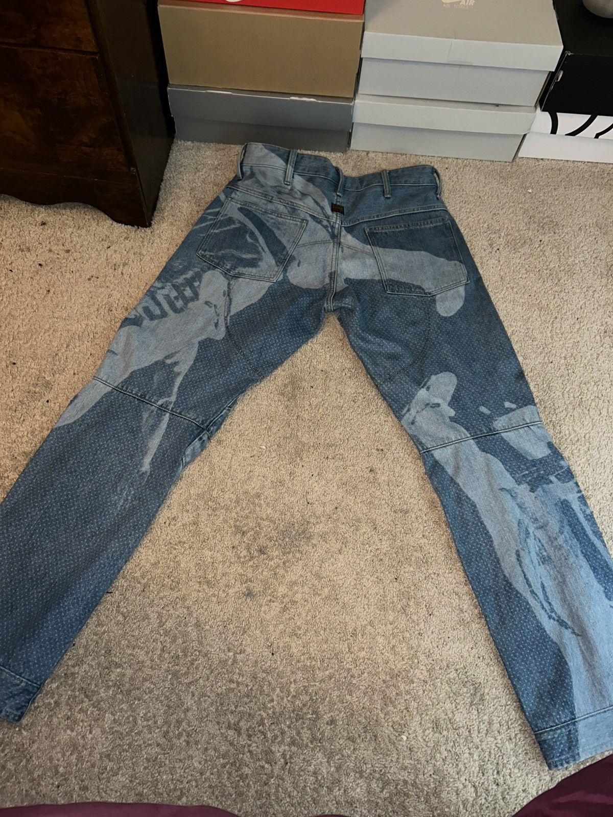 G-Star G-STAR Elwood Laser G-spin Jeans Size US 30 / EU 46 - 4 Thumbnail