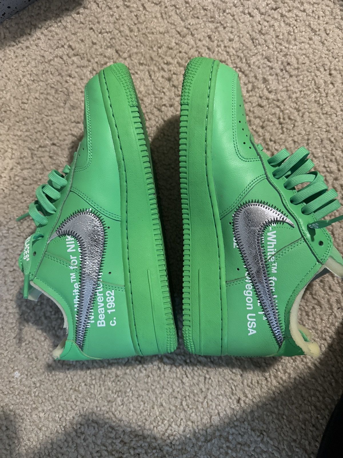 Nike × Off-White Off White Nike Air Force 1 Brooklyn Museum Size US 8 / EU 41 - 3 Thumbnail