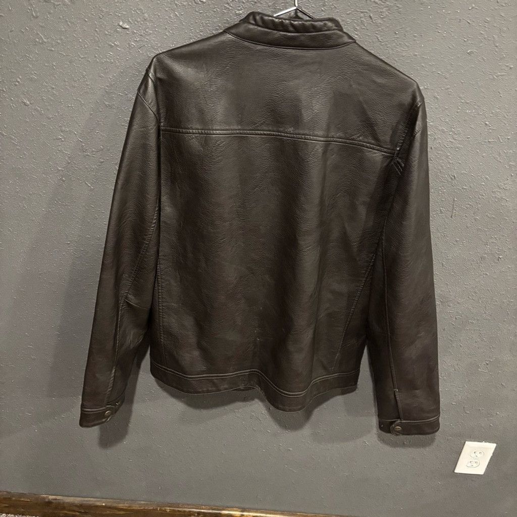 Dockers Men's Dockers Leather Jacket Size US XL / EU 56 / 4 - 4 Thumbnail