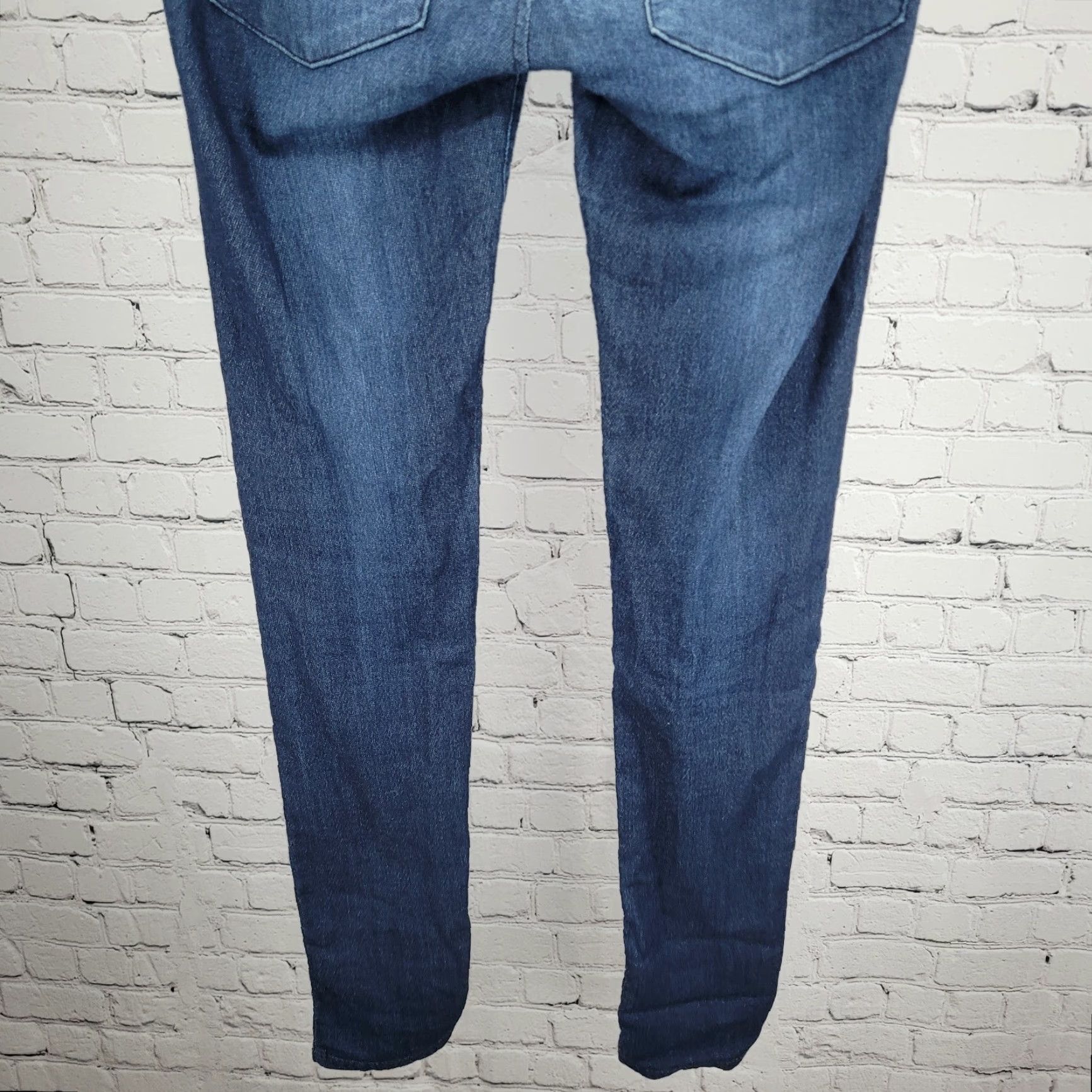 Hudson Hudson Blue Denim Skinny Jeans Low Rise Lightweight Stretch USA 25 25x32 Size 42" / US 20 - 7 Thumbnail