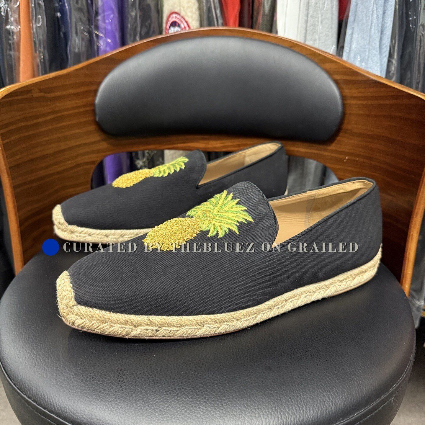 Christian Louboutin Christian Louboutin Black Red Sole Loafers Size US 10 / EU 43 - 1 Thumbnail