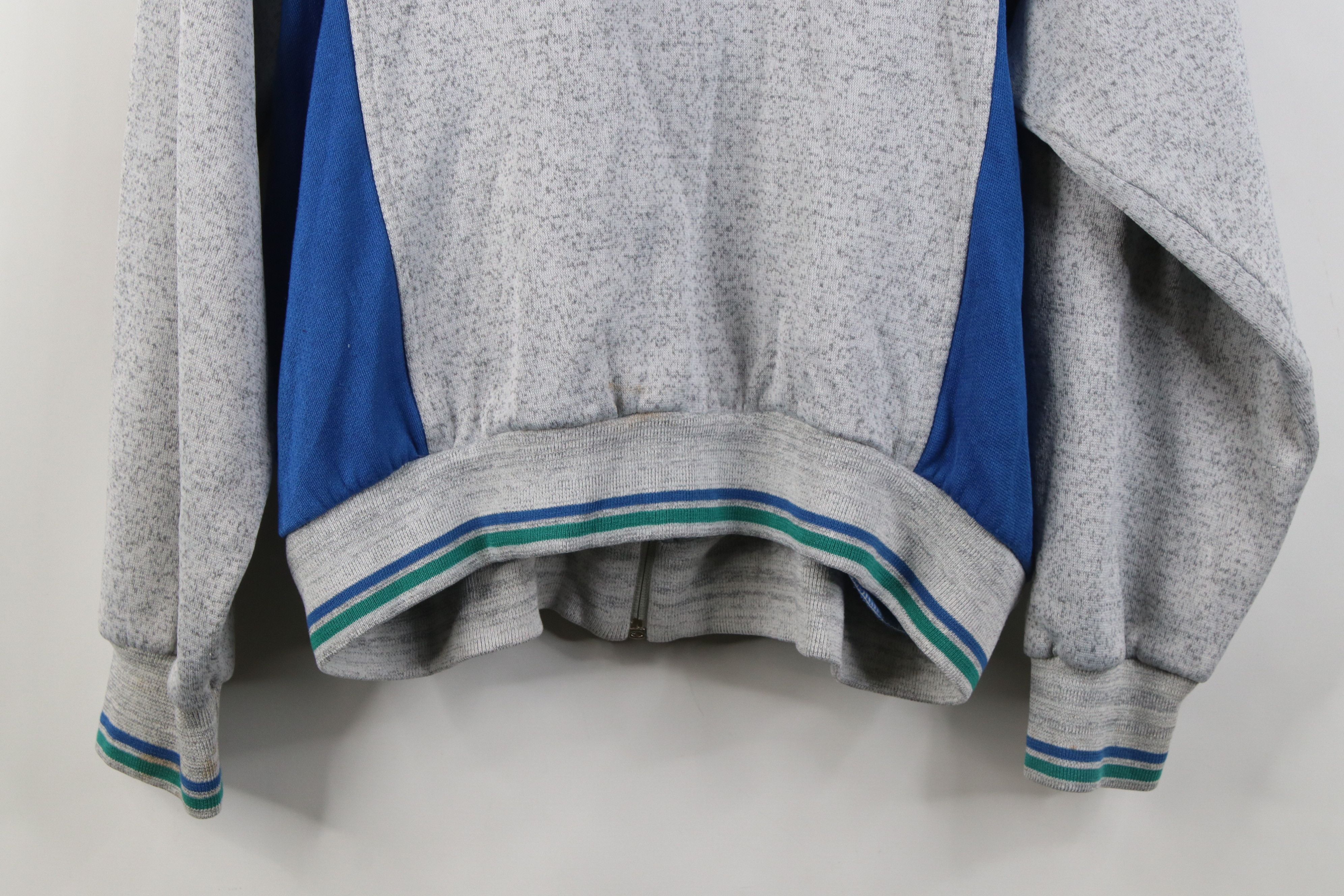 Vintage Vintage 70s Streetwear Triblend Zip Tennis Track Jacket Size L / US 10 / IT 46 - 15 Thumbnail