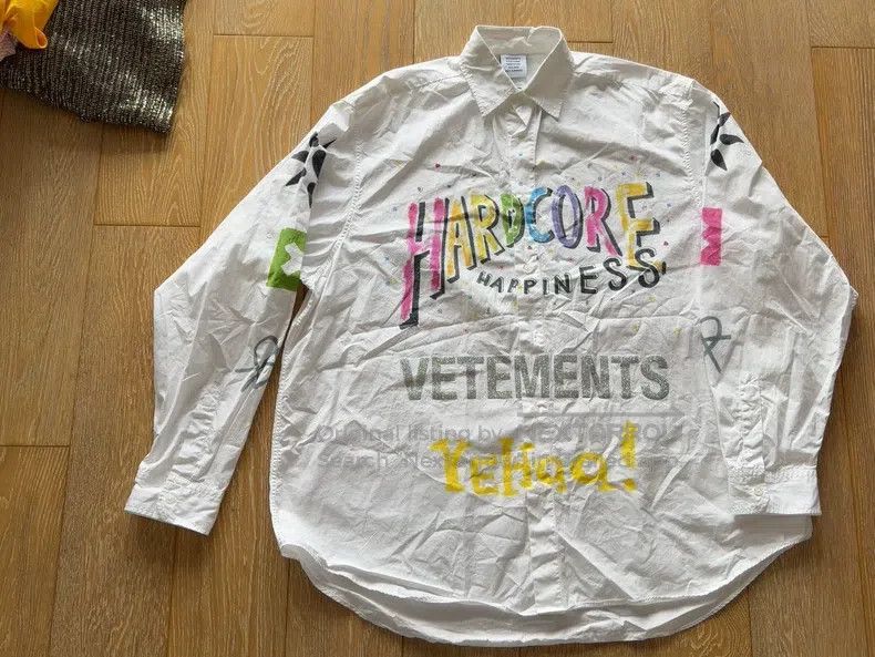 Vetements Vetements Wide-body shirt, long sleeves Size US XS / EU 42 / 0 - 1 Thumbnail