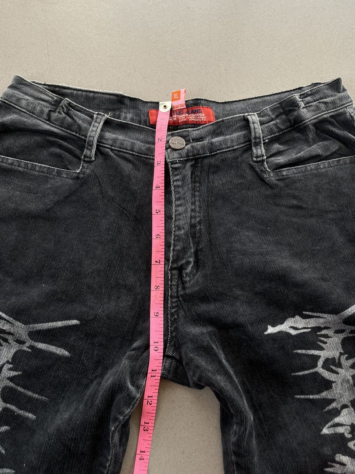 14th Addiction JAPANESE BANTUO CORDUROY FLARE BOOT CUT PANTS PUNK VKEI Size US 29 - 11 Thumbnail
