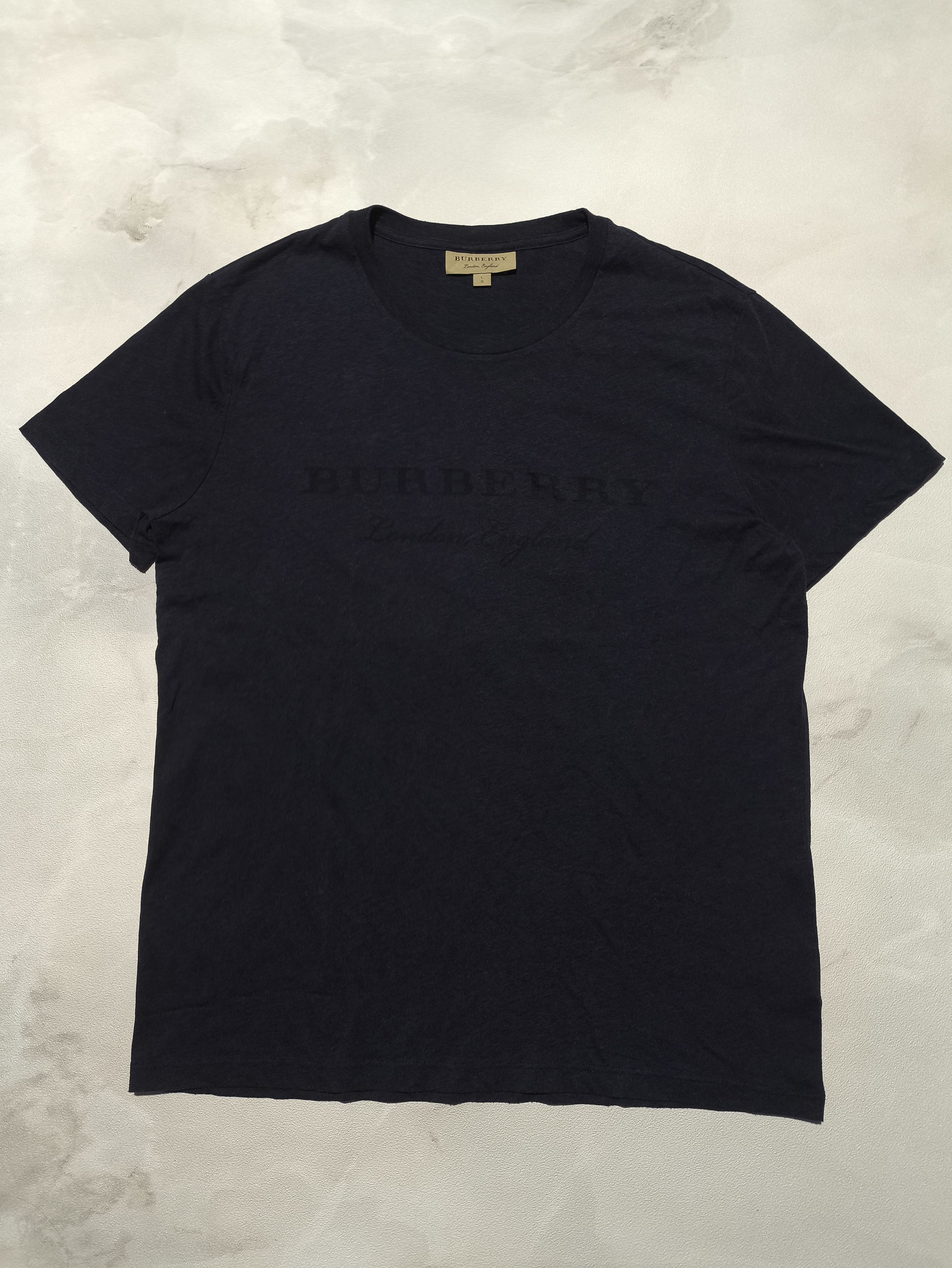 Burberry Burberry T-Shirt - Martford - Bleu Foncé - Homme Size US L / EU 52-54 / 3 - 1 Thumbnail