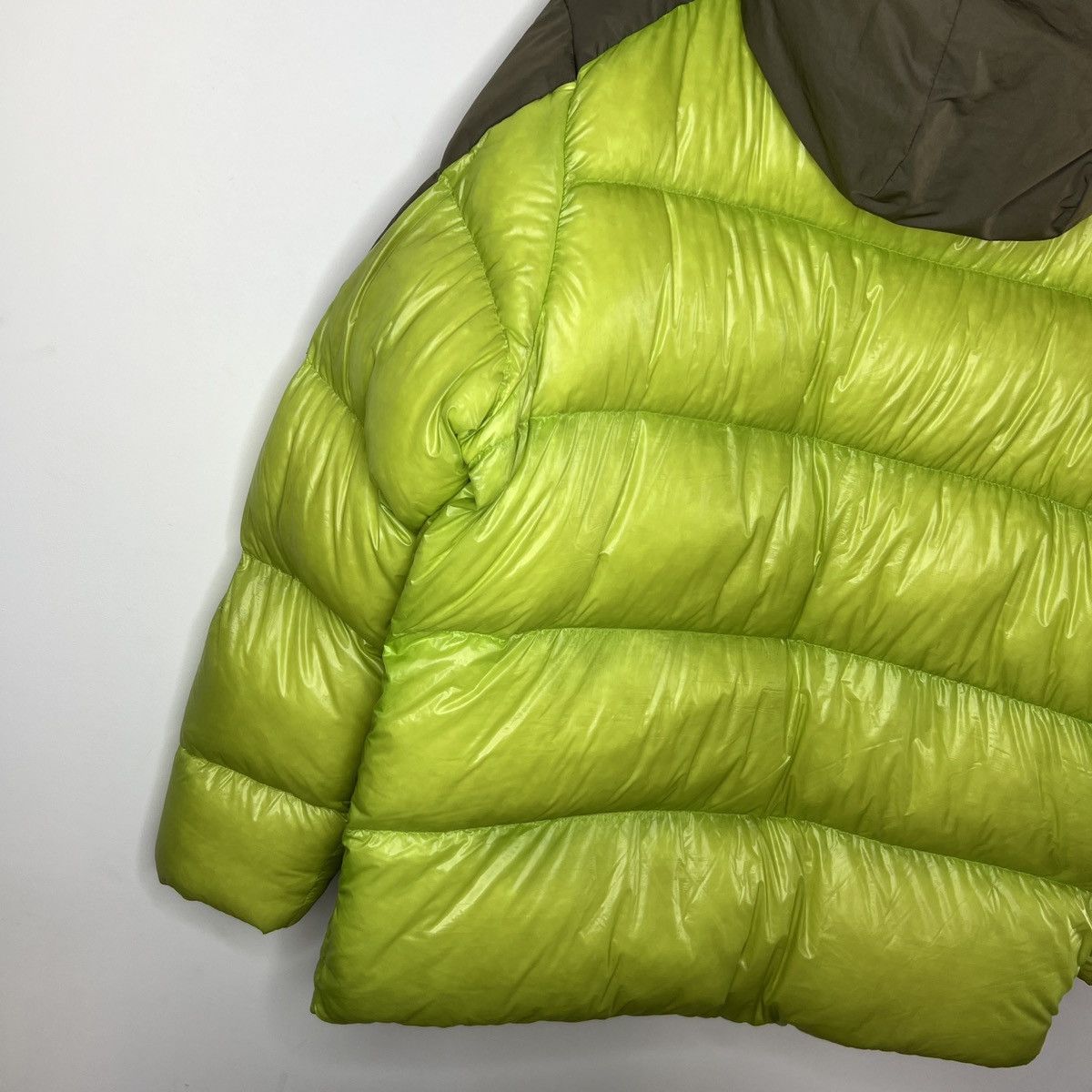 C.P. Company × Designer CP Company Hooded Goose Down Puffer Tech Jacket Green Padded Size US XL / EU 56 / 4 - 9 Thumbnail