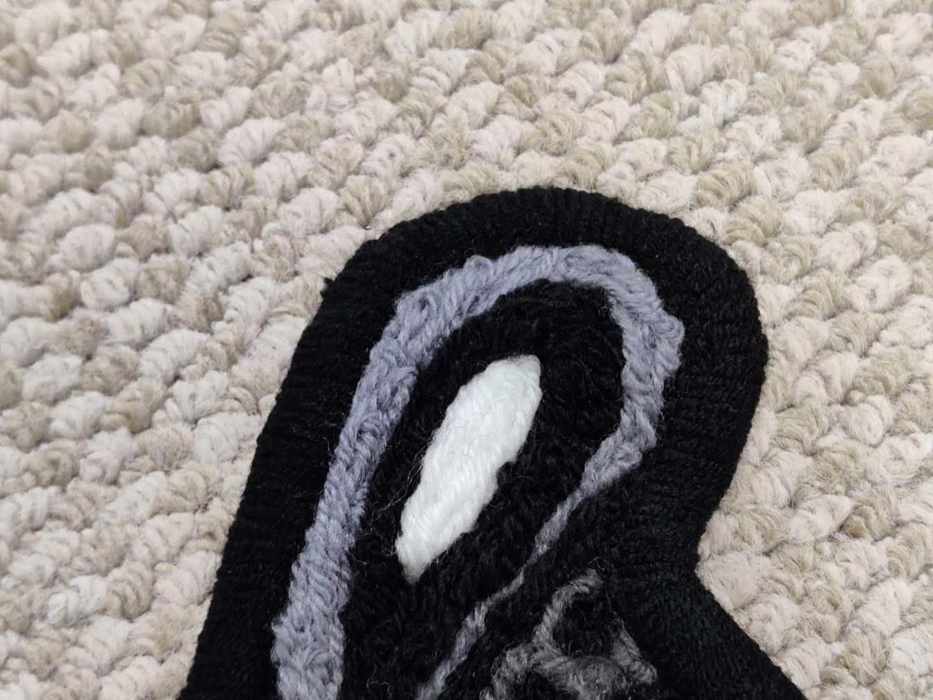 Other Air Foamposite Galaxy Sneaker Shaped Wool Thread Carpet Size ONE SIZE - 5 Thumbnail