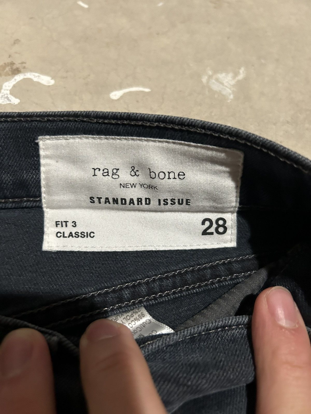 Rag & Bone × Vintage Rag & Bone Jeans Size US 28 / EU 44 - 2 Thumbnail