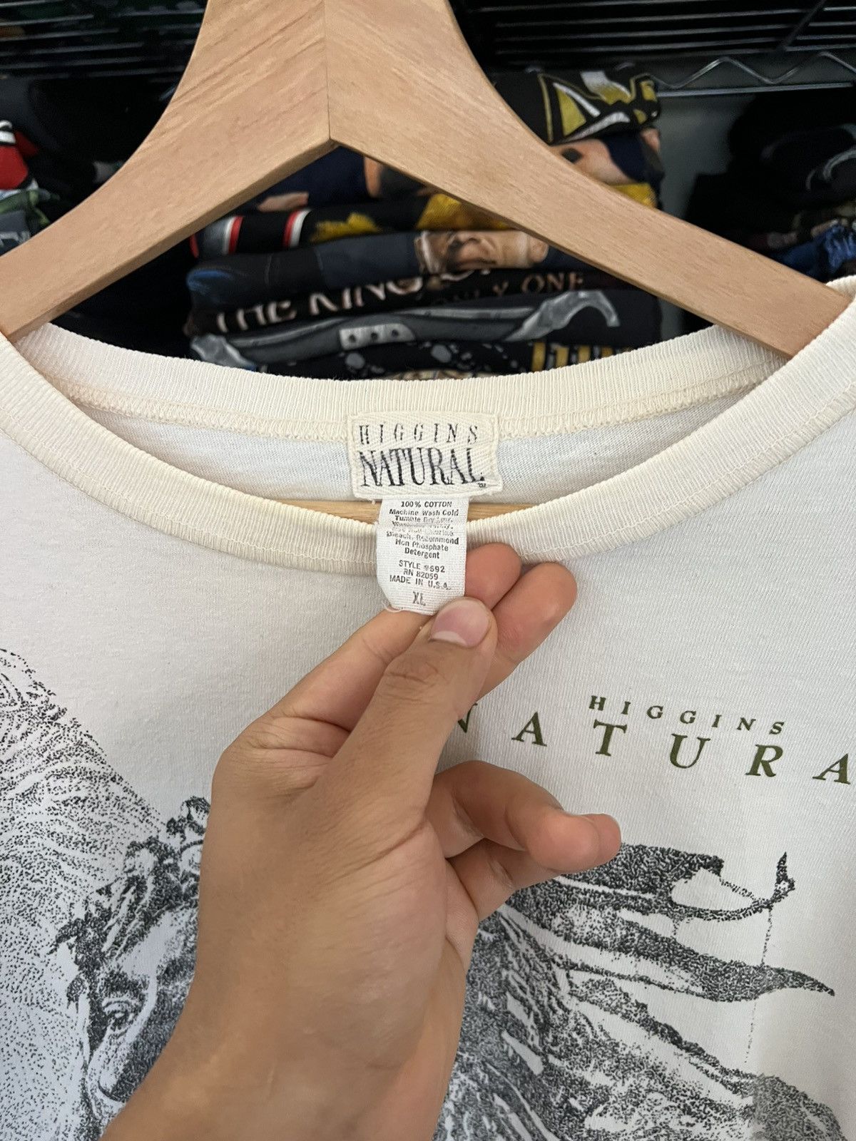 Habitat 90s Higgins Natural Sitting Bull Quote Native American Eagle Size US XL / EU 56 / 4 - 3 Thumbnail