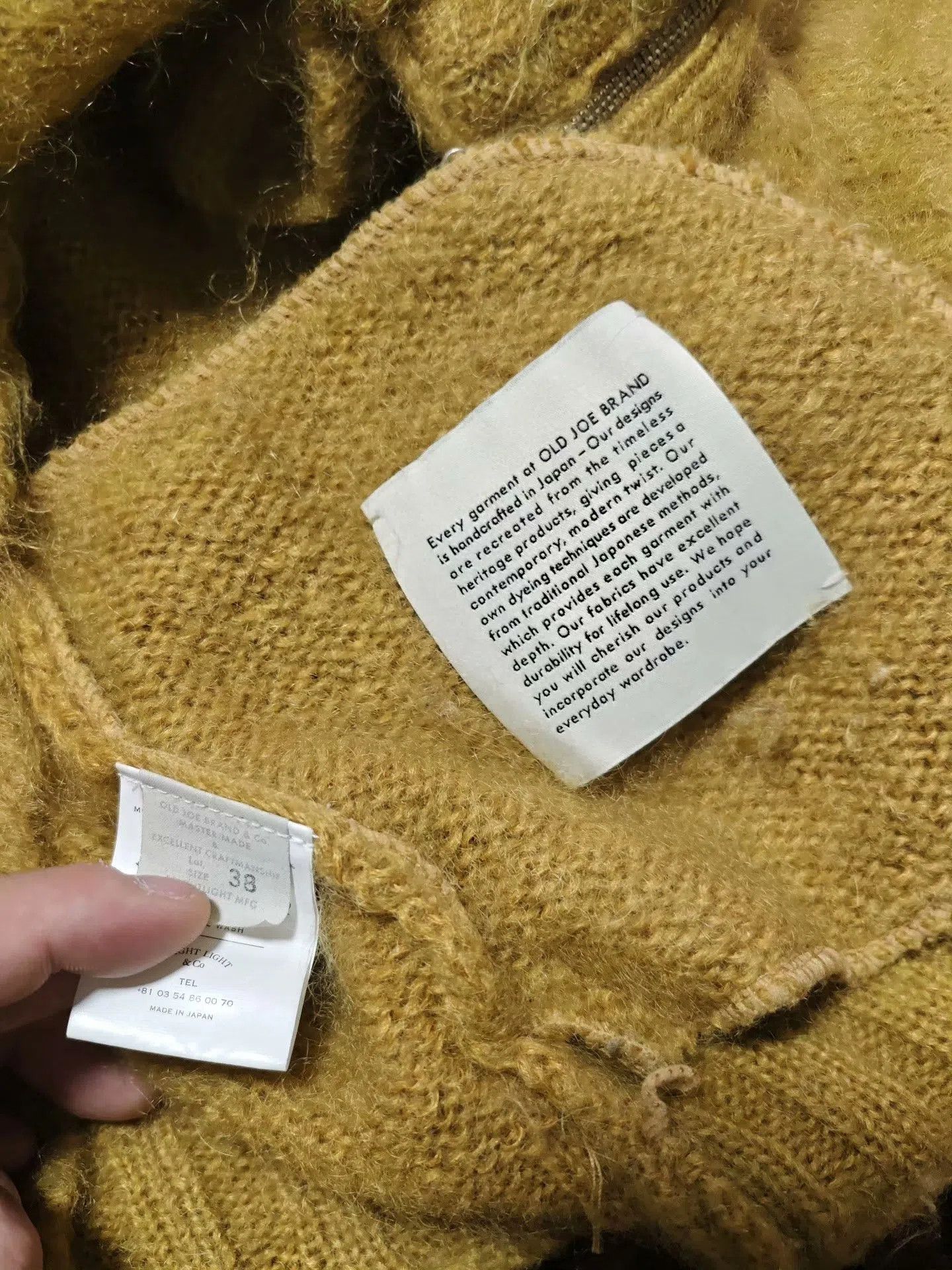 Old Joe Old Joe Mohair Zip. Size US M / EU 48-50 / 2 - 5 Thumbnail