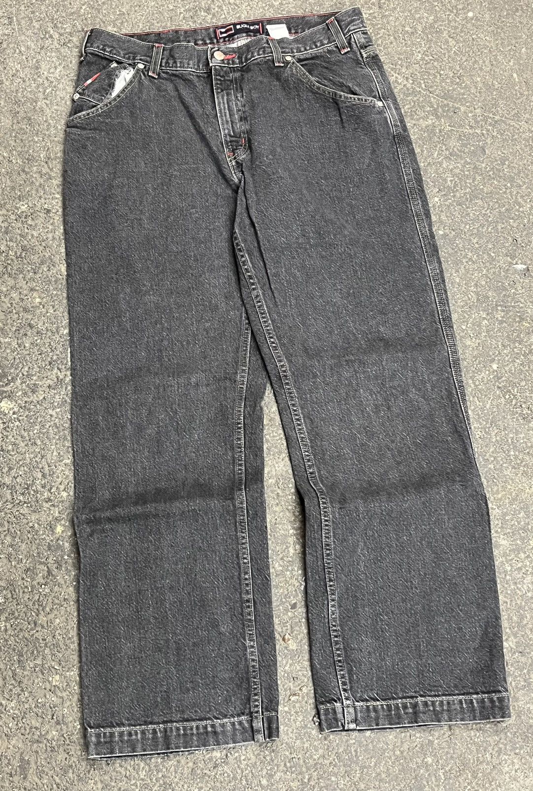 Bugle Boy × Vintage Baggy fit y2k bugle boy skater jeans black wide leg hype Size US 34 / EU 50 - 2 Thumbnail