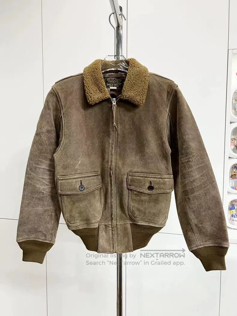 RRL Ralph Lauren RRL Ralph Lauren Goat suede leather jacket Size US XS / EU 42 / 0 - 1 Thumbnail