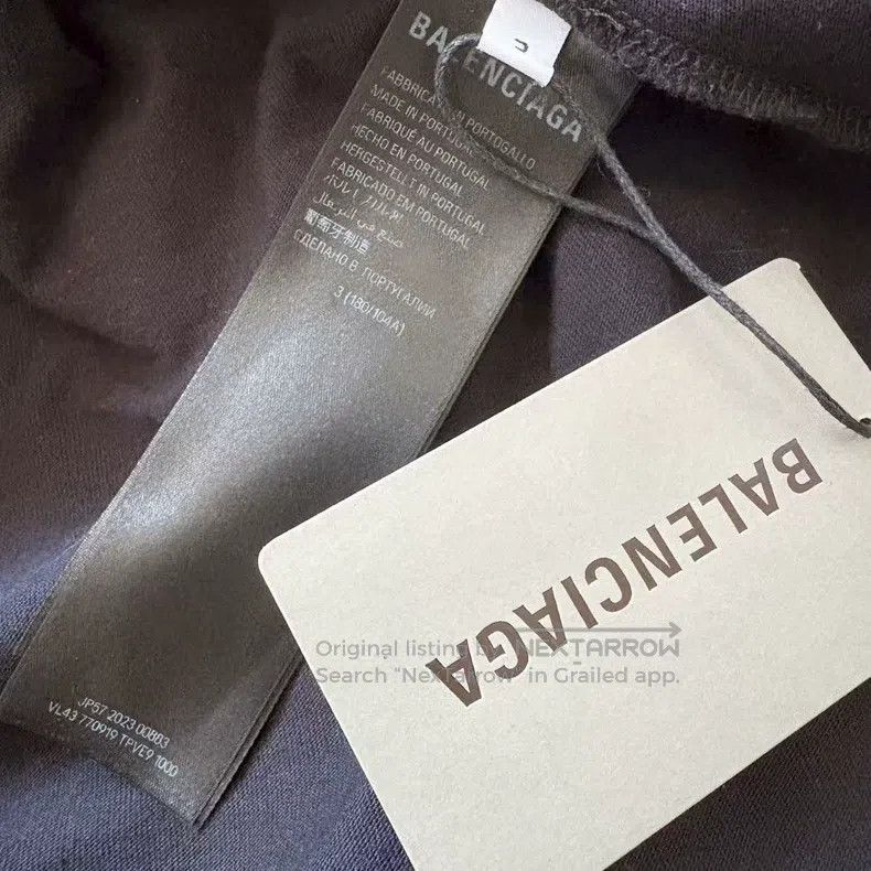 Balenciaga Balenciaga Letter Icon Half High Neck Pullover Short Sleev Size US L / EU 52-54 / 3 - 4 Thumbnail