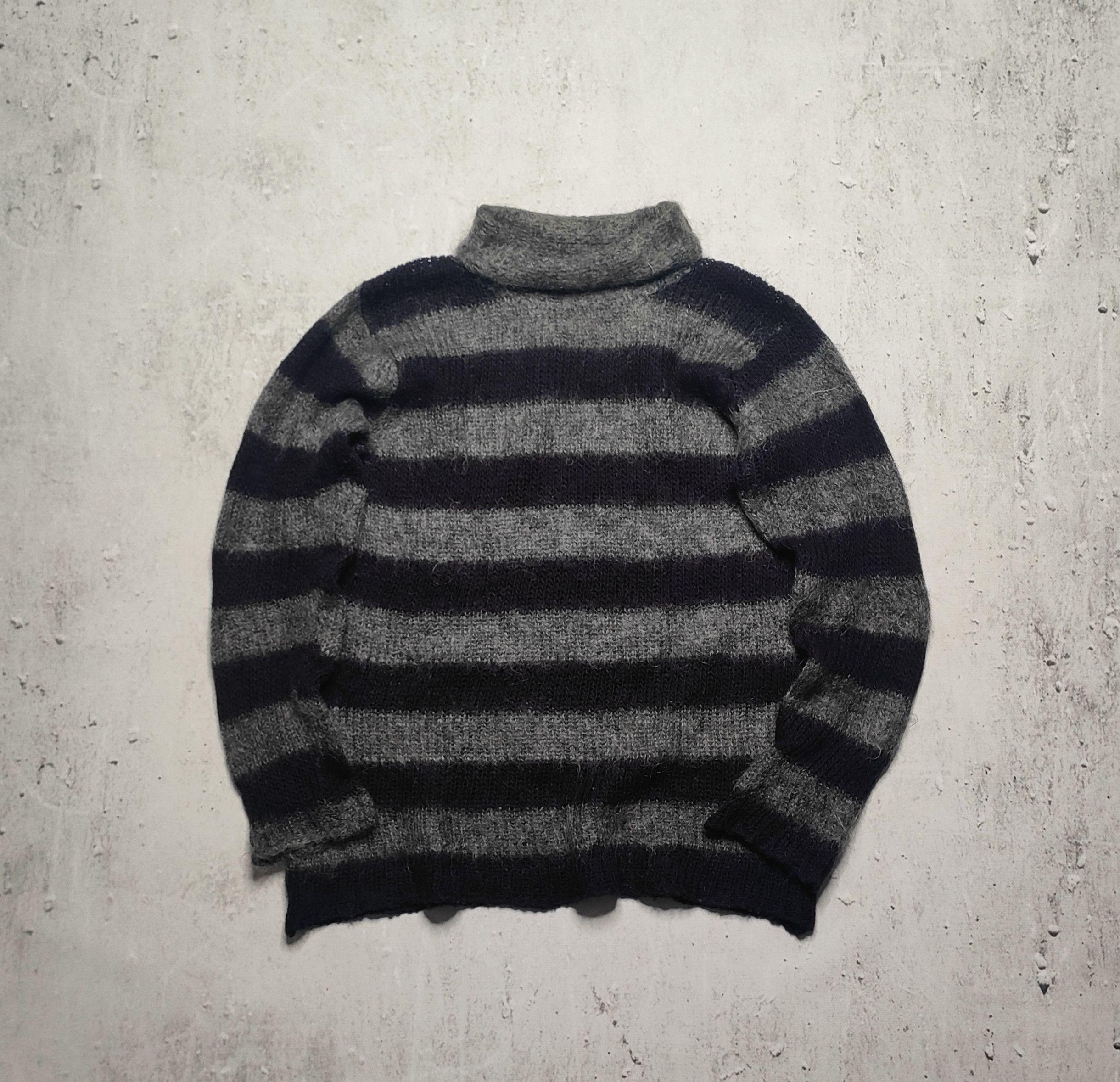 【関税&送料込】Maison Margiela Black Mohair Blend Oversize Maison Margiela Black Mohair Deconstructed Blazer Maison