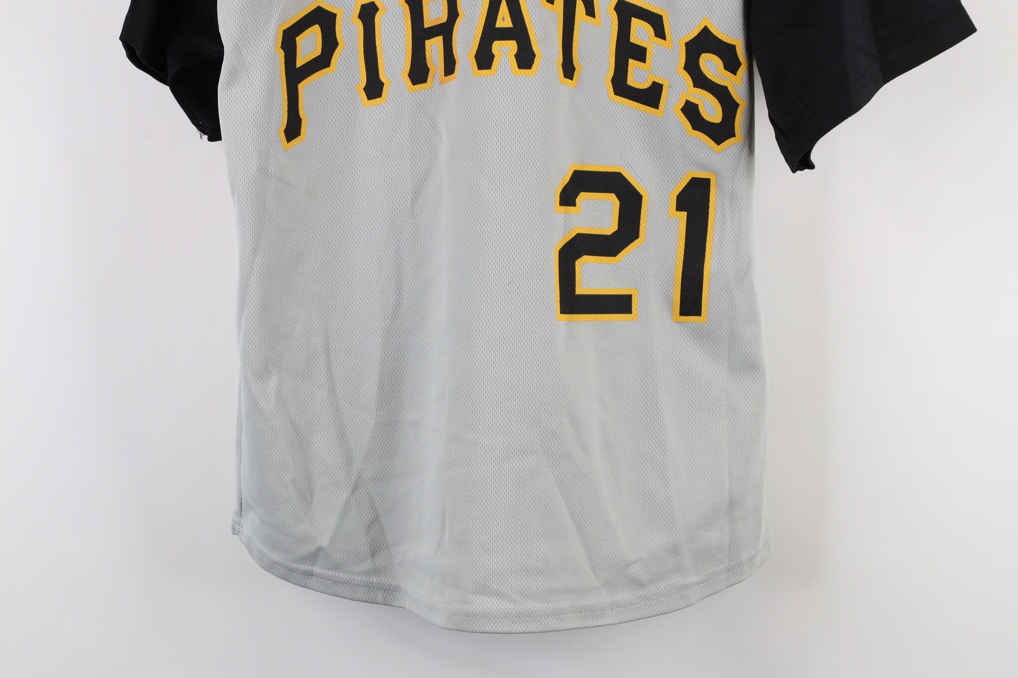Vintage Vintage 90s Clemente Pittsburgh Pirates Baseball Jersey USA Size M / US 6-8 / IT 42-44 - 3 Thumbnail