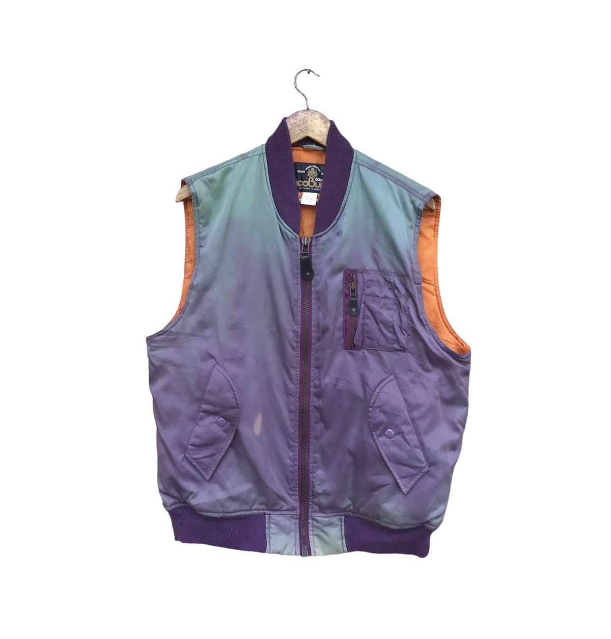 Vintage ICO BUN BOMBER ALPHA INDUSTRIES FADED JACKET WINTER WEAR Size US L / EU 52-54 / 3 - 1 Thumbnail