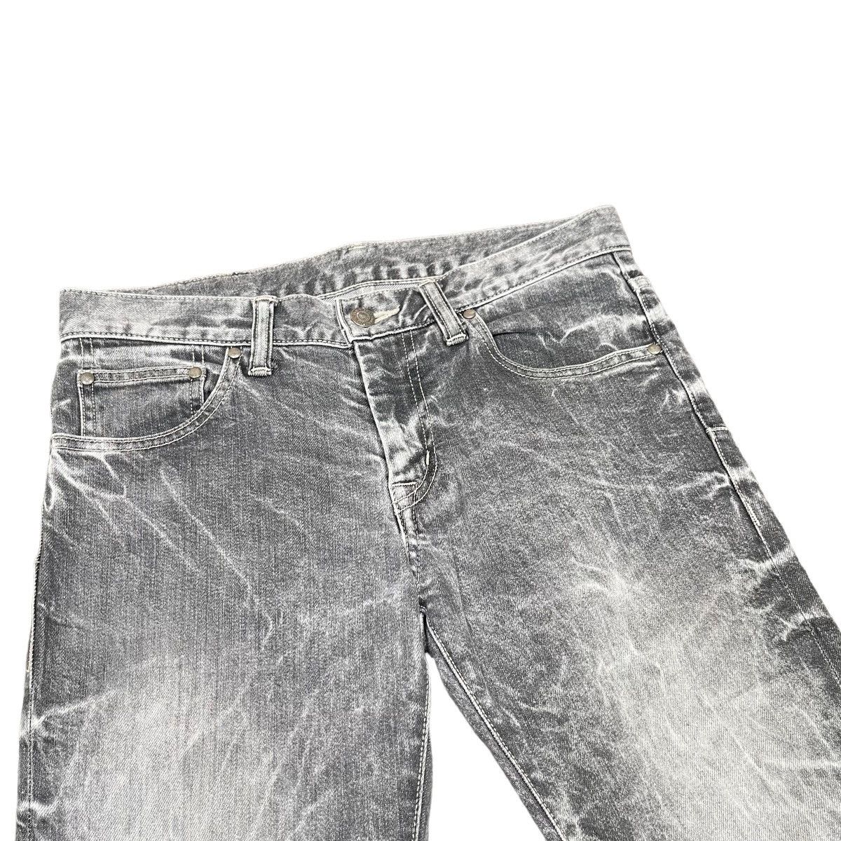 If Six Was Nine Tornado Mart Charcoal Washed Flare Grunge Jeans Size US 30 / EU 46 - 4 Thumbnail