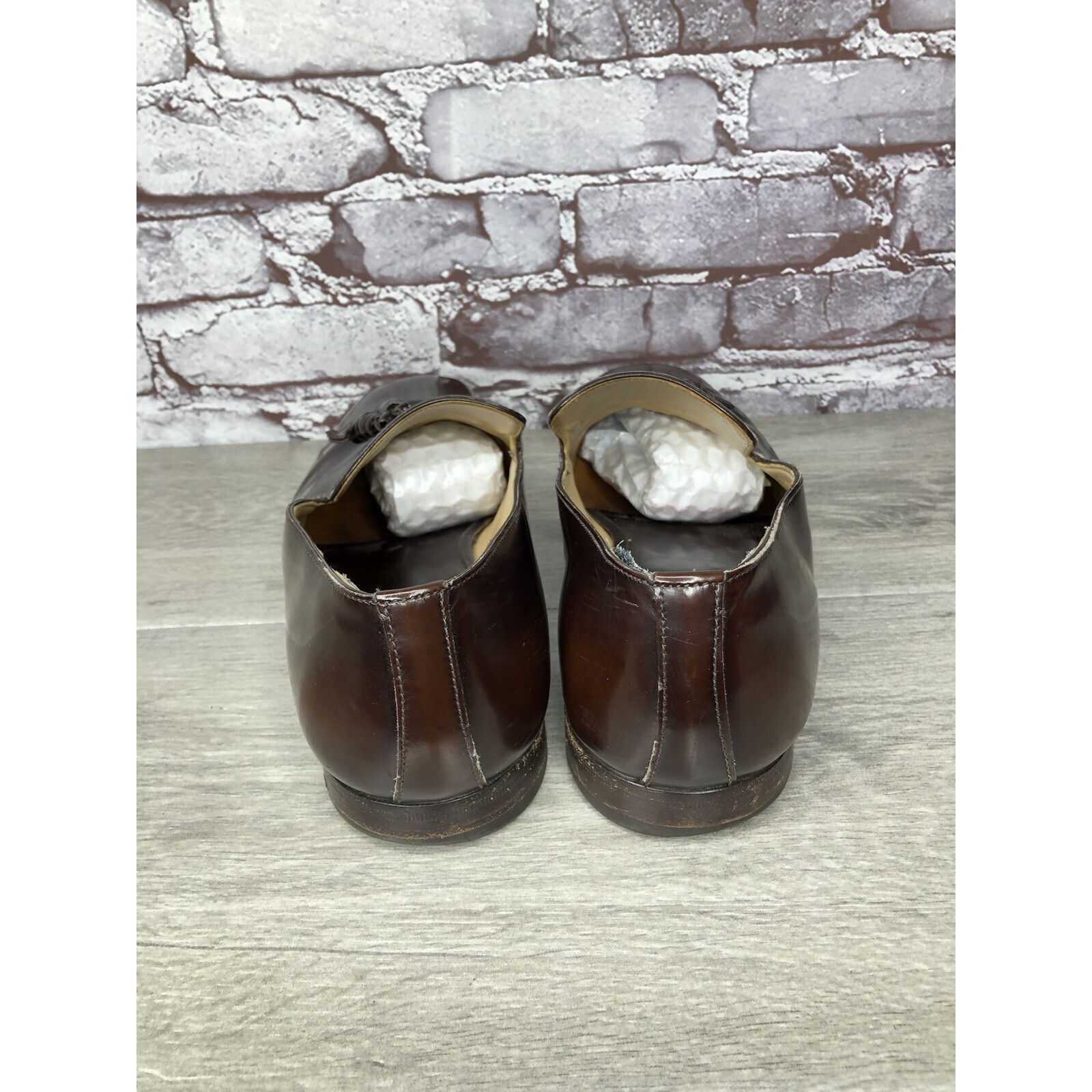 Prada Prada Milano Brown Leather Designer Tassel Loafers Dress Sho Size US 11 / EU 44 - 5 Thumbnail