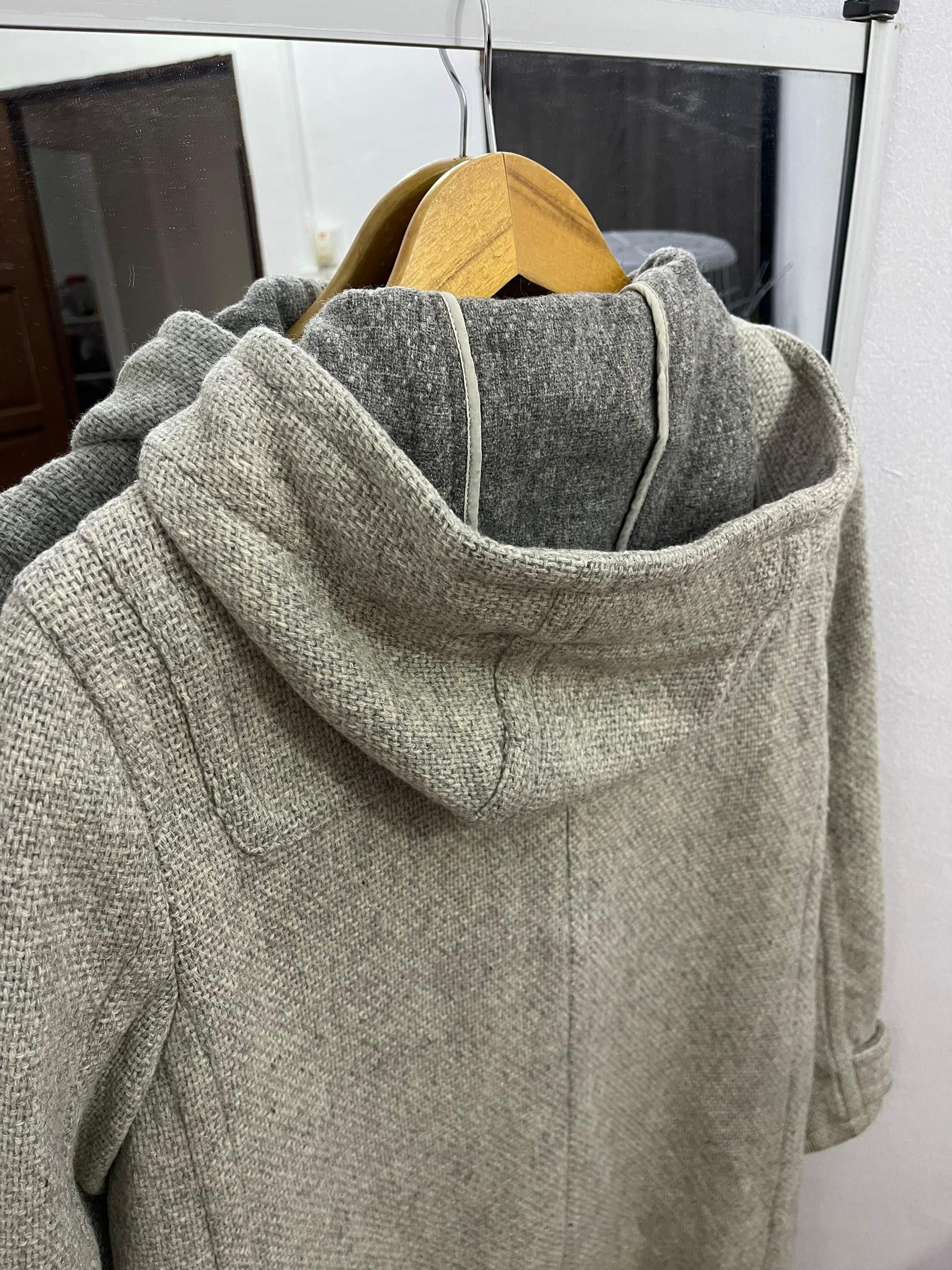 Yohji Yamamoto INED Yohji Yamamoto Japan Wool Hooded Duffle Coat Size S / US 4 / IT 40 - 8 Thumbnail