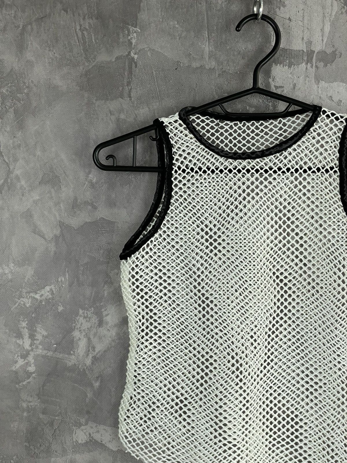 Hysteric Glamour Avant Garde Y2K Mesh Abstract Design Tank Top Size M / US 6-8 / IT 42-44 - 3 Thumbnail
