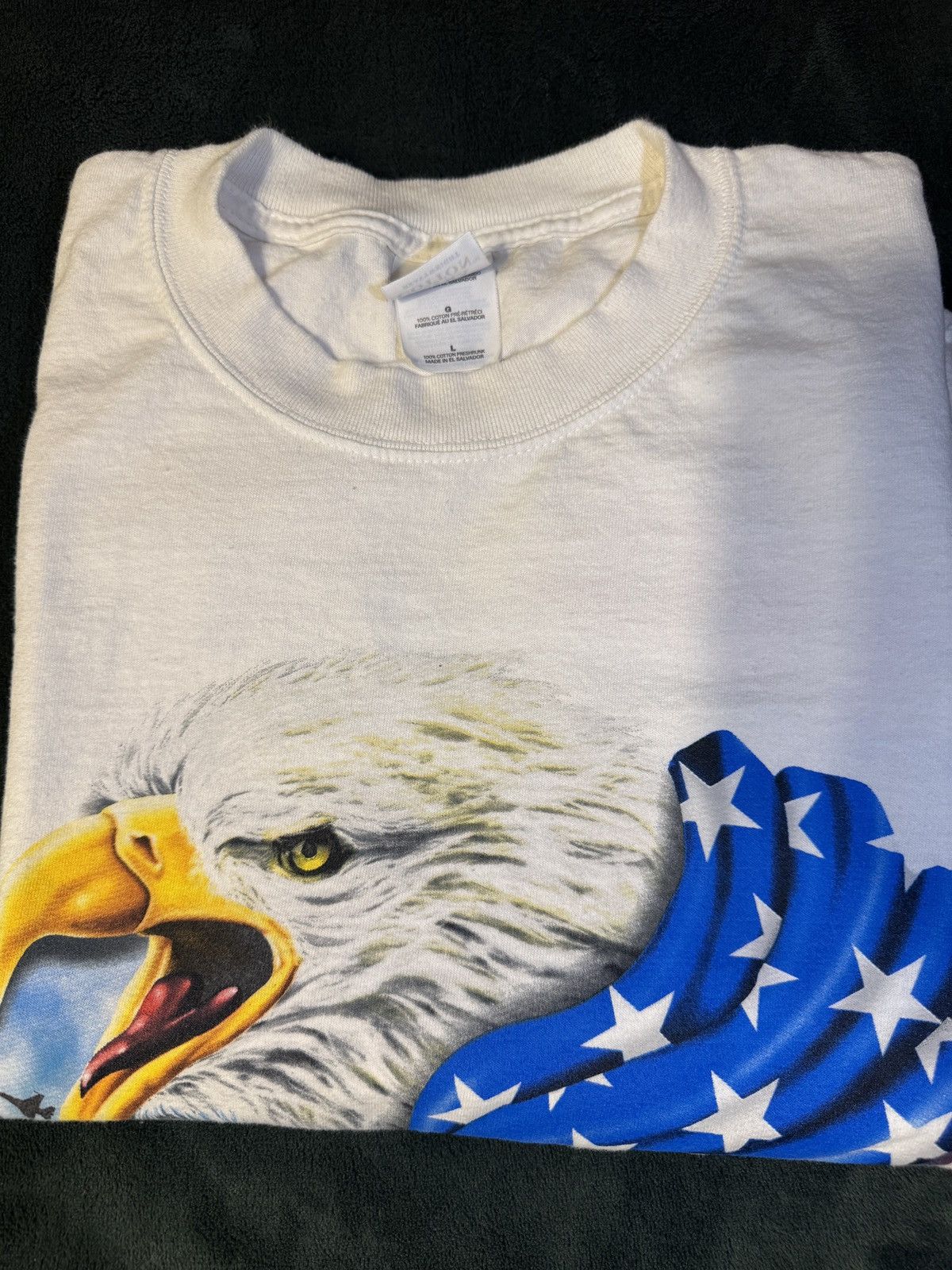 Vintage Vintage Style USA FREEDOM T-shirt Size US L / EU 52-54 / 3 - 1 Thumbnail