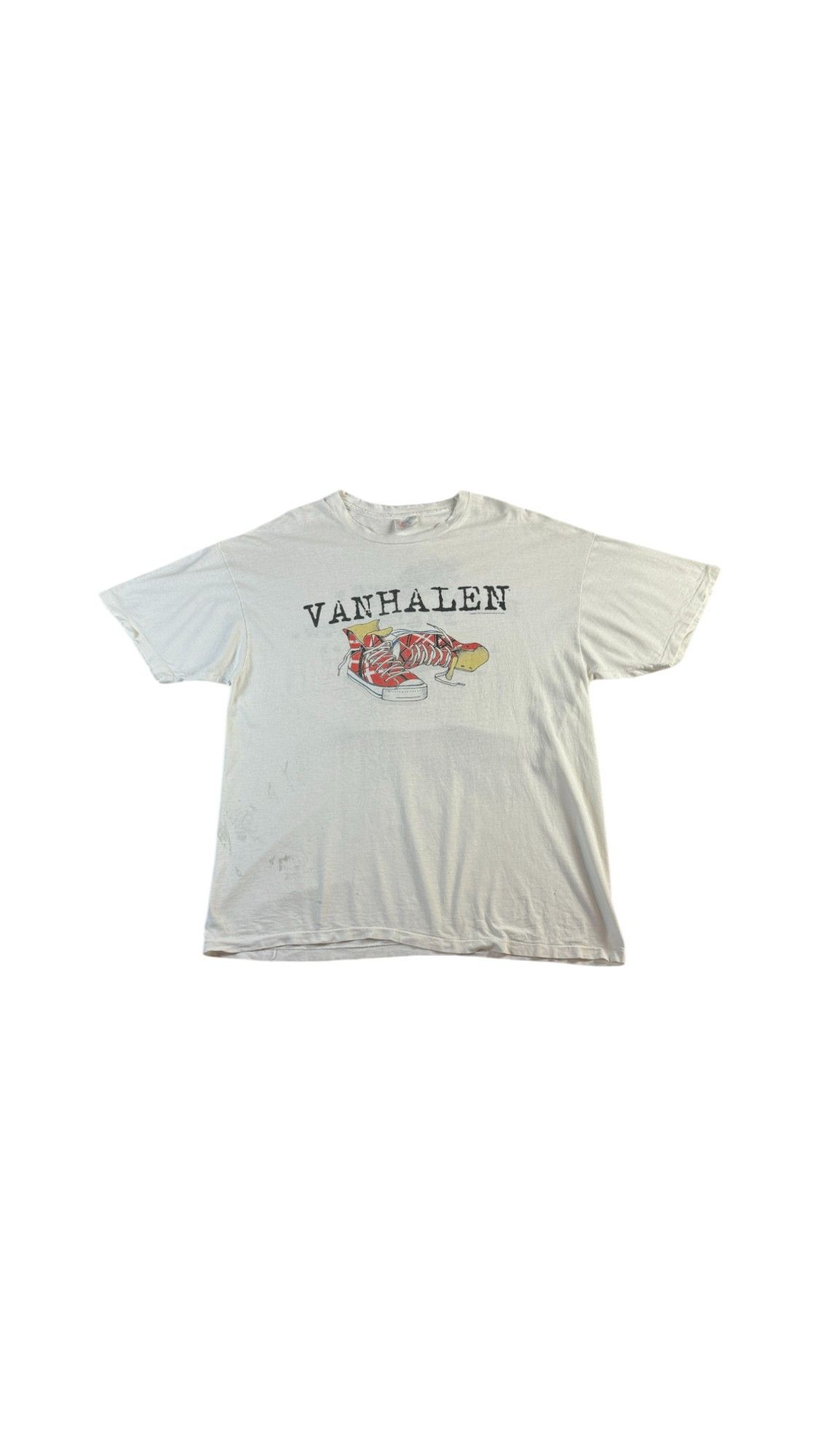 Hanes Rare Van Halen 1993 Tour Shirt Right here right now Size US XL / EU 56 / 4 - 1 Thumbnail