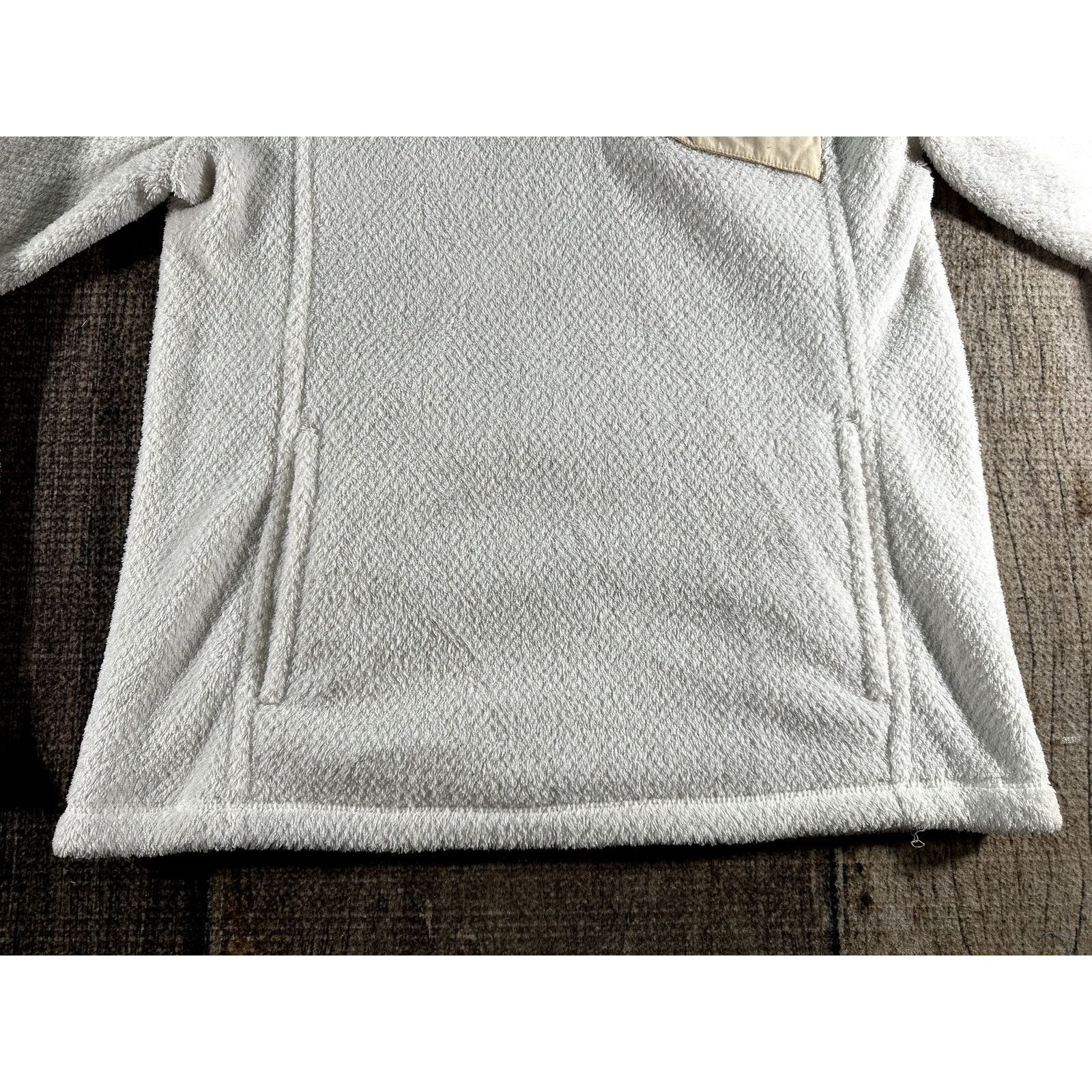 Patagonia Patagonia Re-Tool Snap-T Fleece Jacket Womens White Pullover Size M / US 6-8 / IT 42-44 - 5 Thumbnail