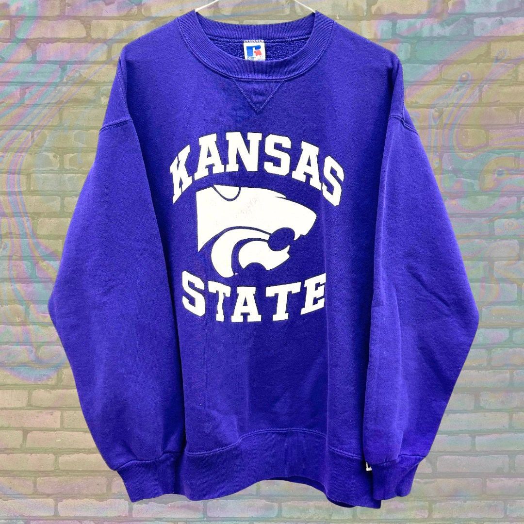Vintage Kansas State University Russell Athletics Made in USA XL Size US XL / EU 56 / 4 - 1 Thumbnail