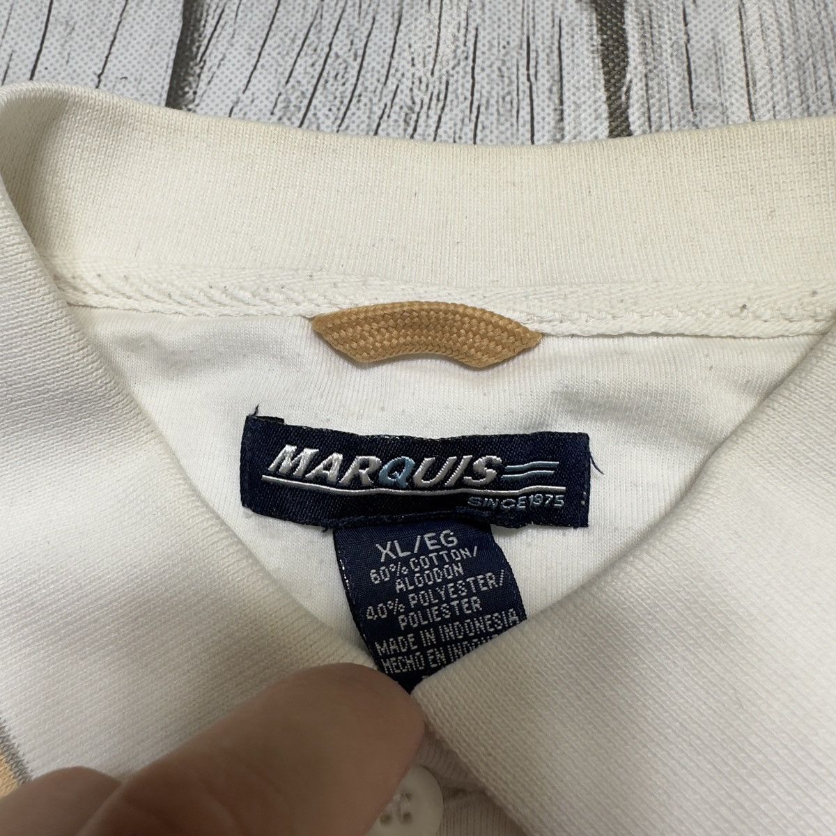 Vintage Vintage Marquis polo shirt Size US XL / EU 56 / 4 - 5 Thumbnail
