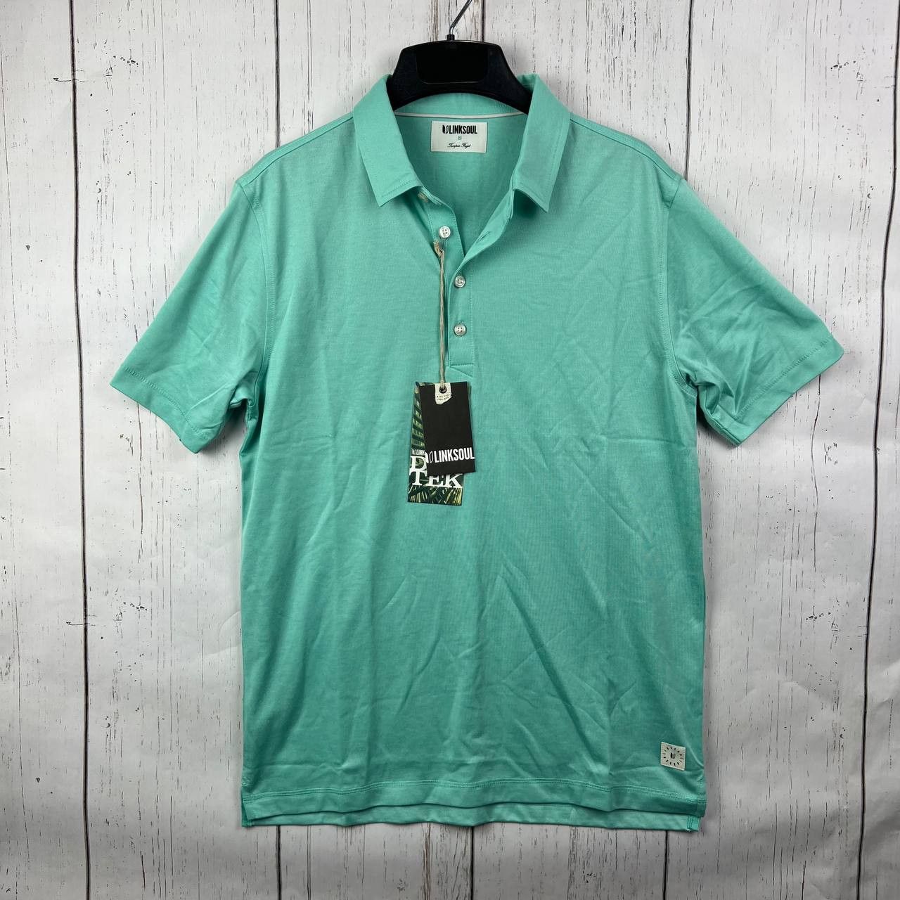 Other LinkSoul Golf Tempus Fugit Plain Small Casual Polo Shirt Men Size US S / EU 44-46 / 1 - 1 Thumbnail