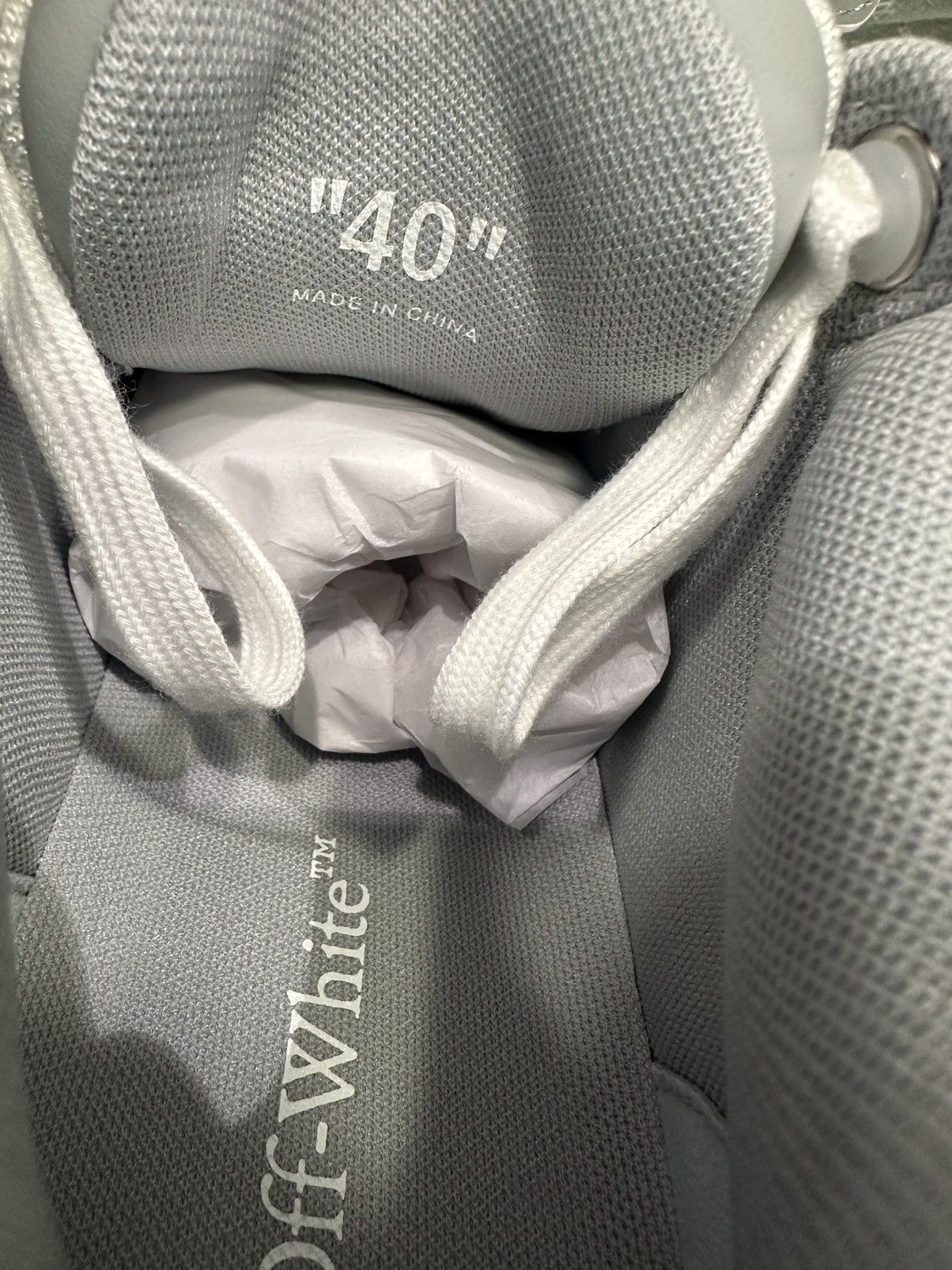 Off-White OFF-WHITE - Out of Office White Grey Sneakers Size US 7 / EU 40 - 6 Thumbnail
