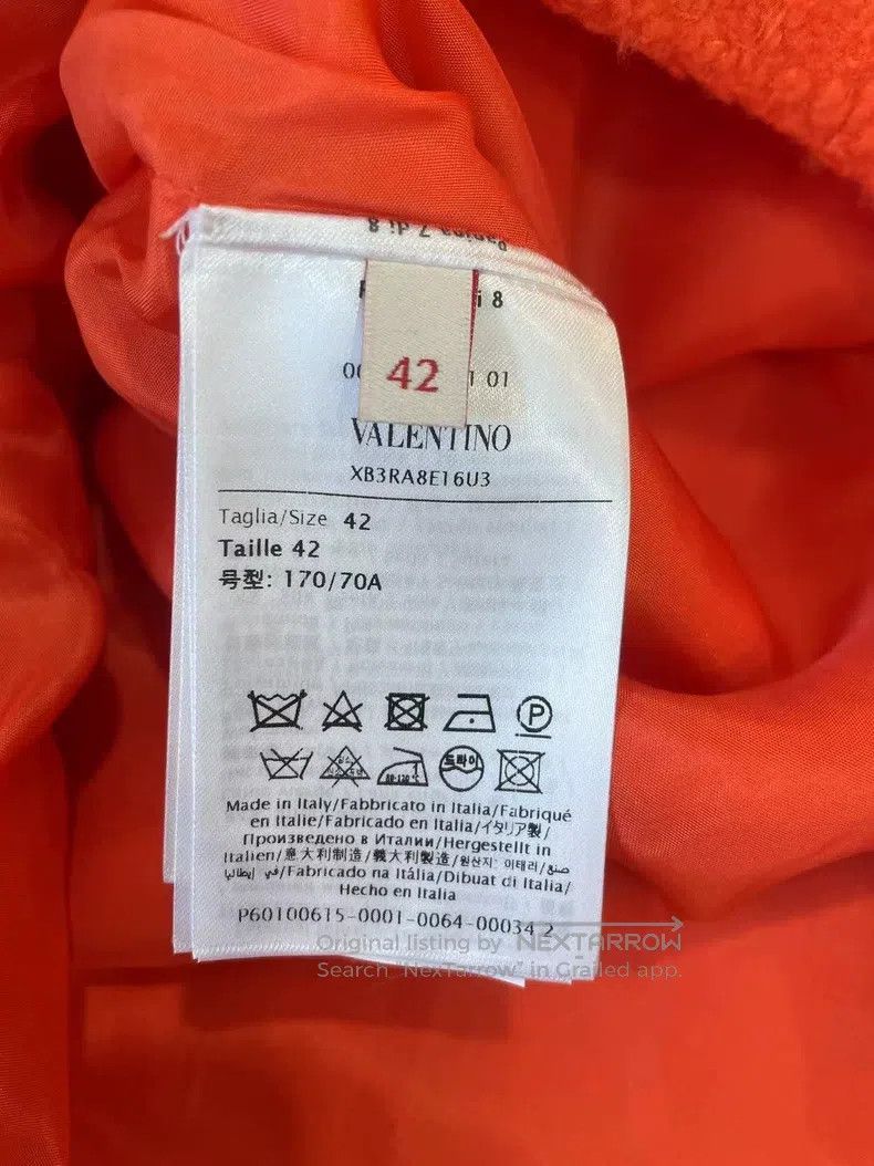 Valentino Valentino A small fragrant orange skirt Size L / US 10 / IT 46 - 5 Thumbnail