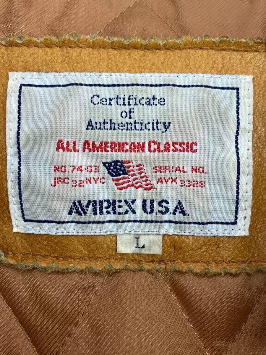 Avirex Avirex Plain Cowhide Leather Jacket Blouson Camel Size US L / EU 52-54 / 3 - 3 Thumbnail