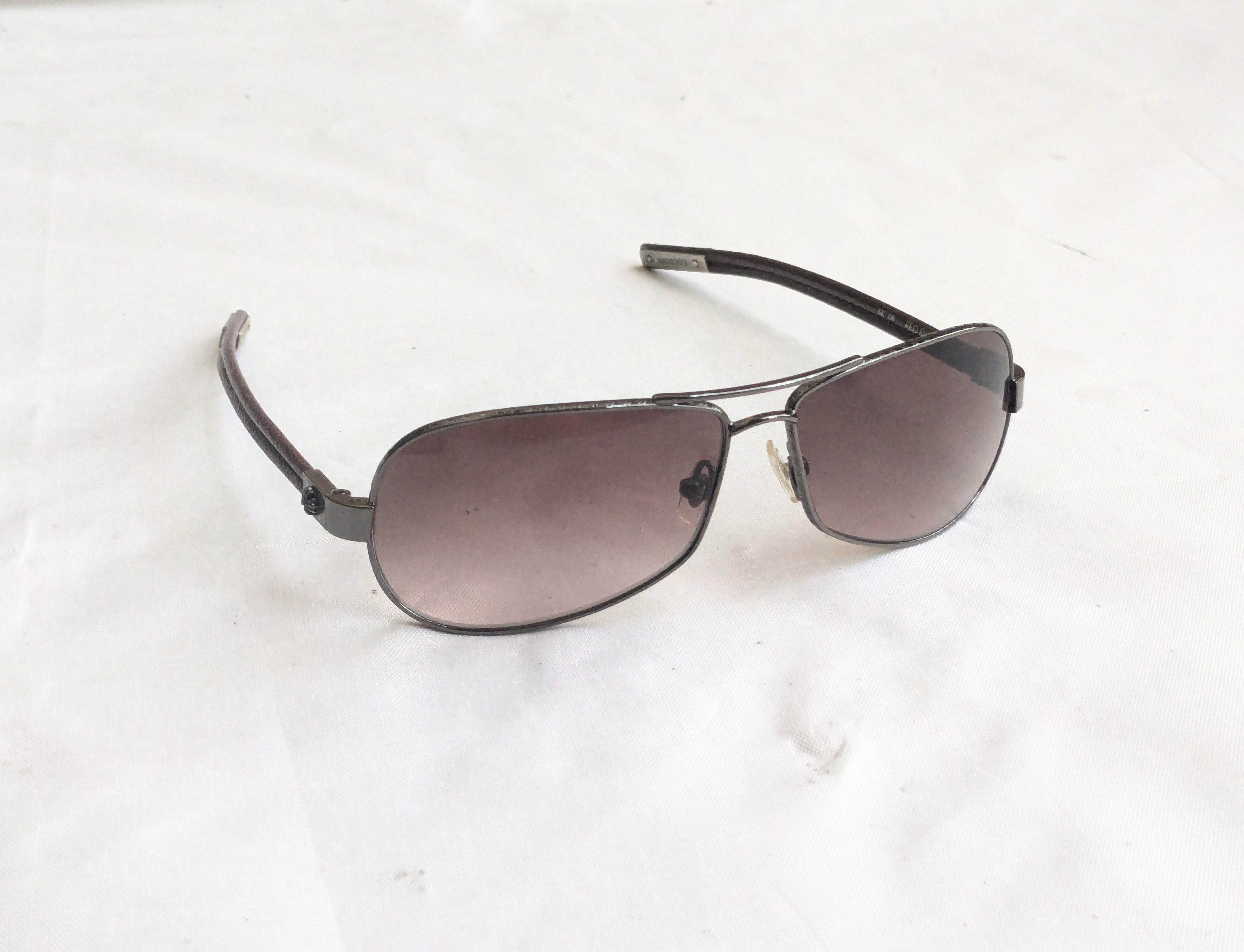 Chrome Hearts Chrome Hearts Red Riot Sunglasses Brown Leather Size ONE SIZE - 1 Thumbnail