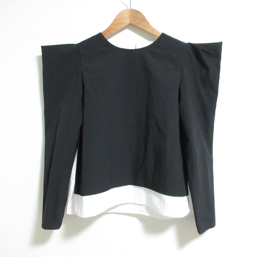 Other Other MOUJIC Power Shoulder Blouse Textile Tops M-25-009 DUTY FREE for USA Size ONE SIZE - 1 Thumbnail