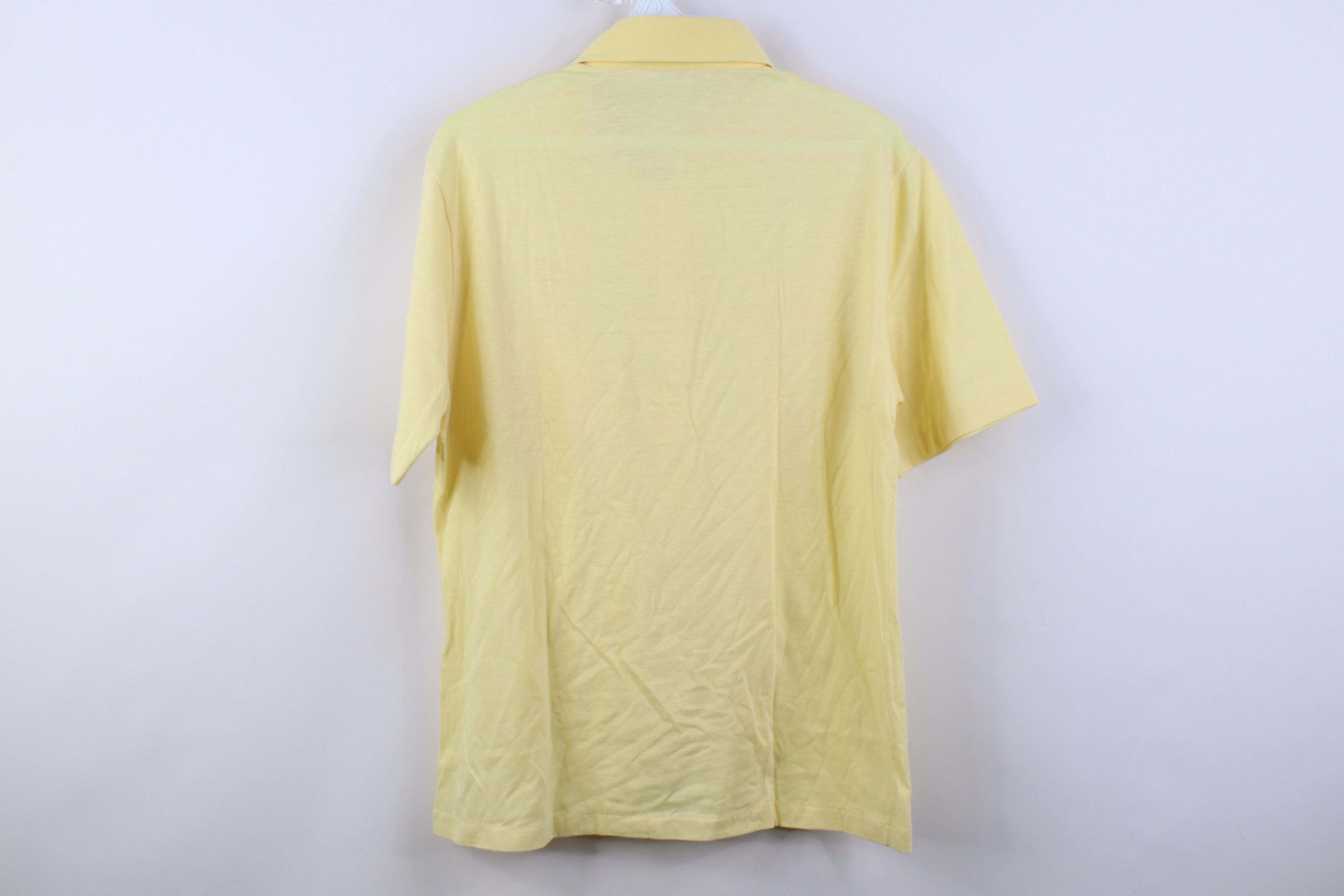 Vintage Vintage 80s Streetwear Collared Golf Polo Shirt Yellow USA Size US M / EU 48-50 / 2 - 10 Thumbnail