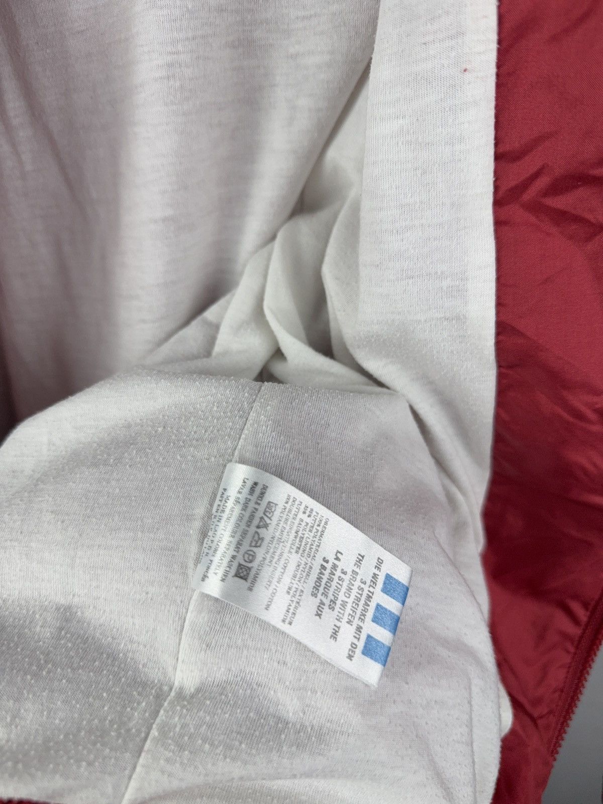 Adidas Vintage Adidas Red Track Jacket DTV BUCHS 90s Size Size US S / EU 44-46 / 1 - 7 Thumbnail