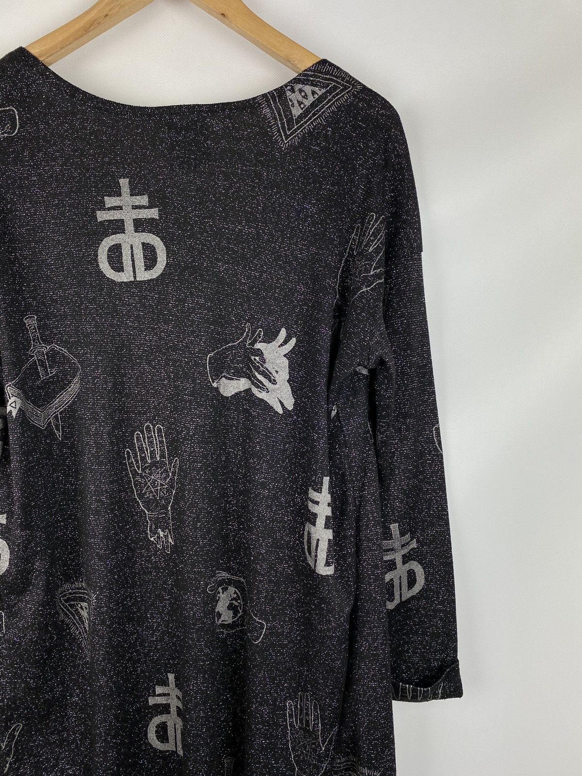 Drop Dead Drop Dead ladies gothic open front cardigan sweater size 12 Size XL / US 12-14 / IT 48-50 - 16 Thumbnail